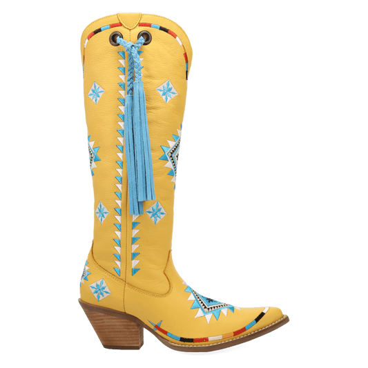 PRODUCT SHOT TERRACOTTA LEATHER BOOT AT 90 DEGREE INSIDE ANGLE