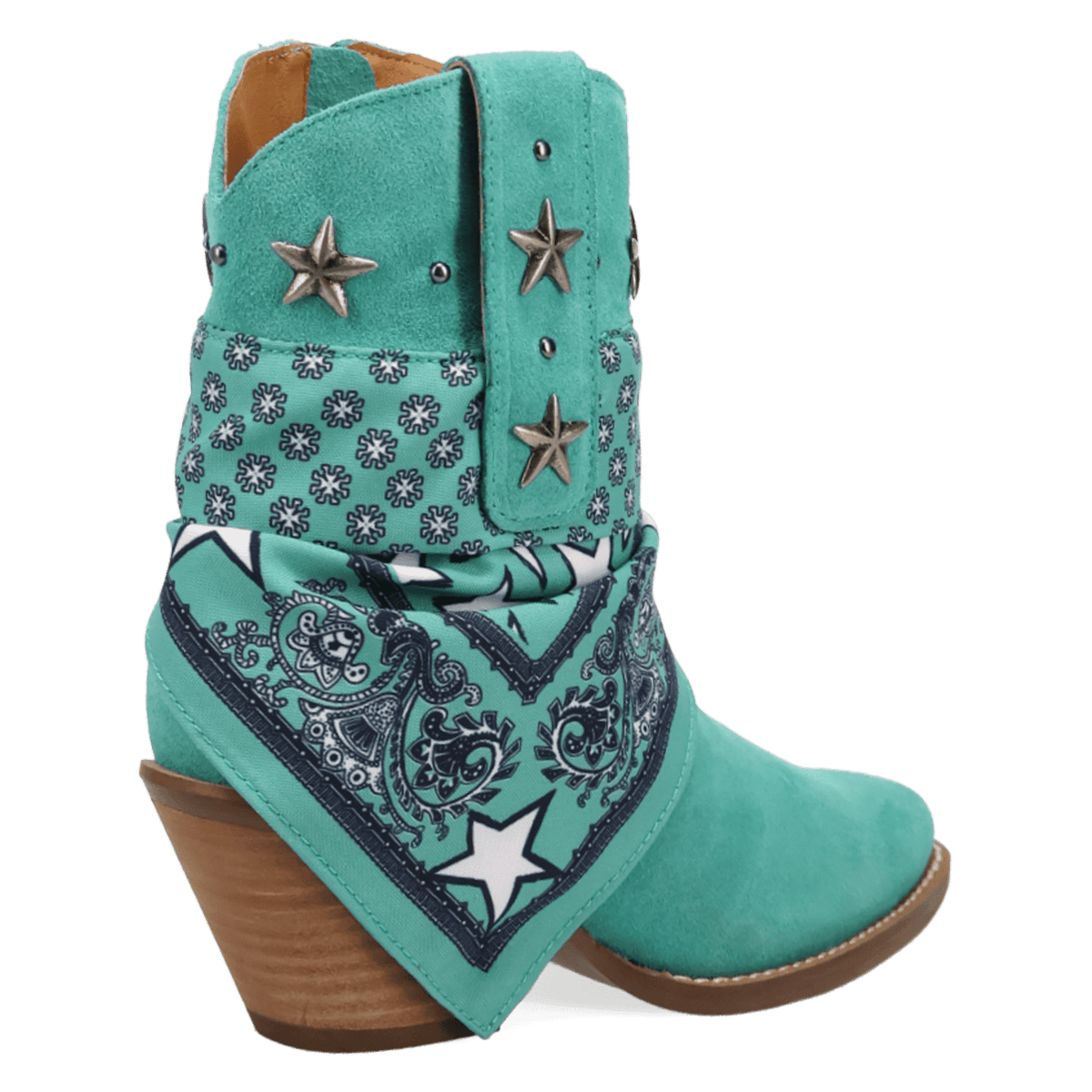 PRODUCT SHOT SUNDANCE SUEDE BOOTIE AT 315 DEGREE ANGLE