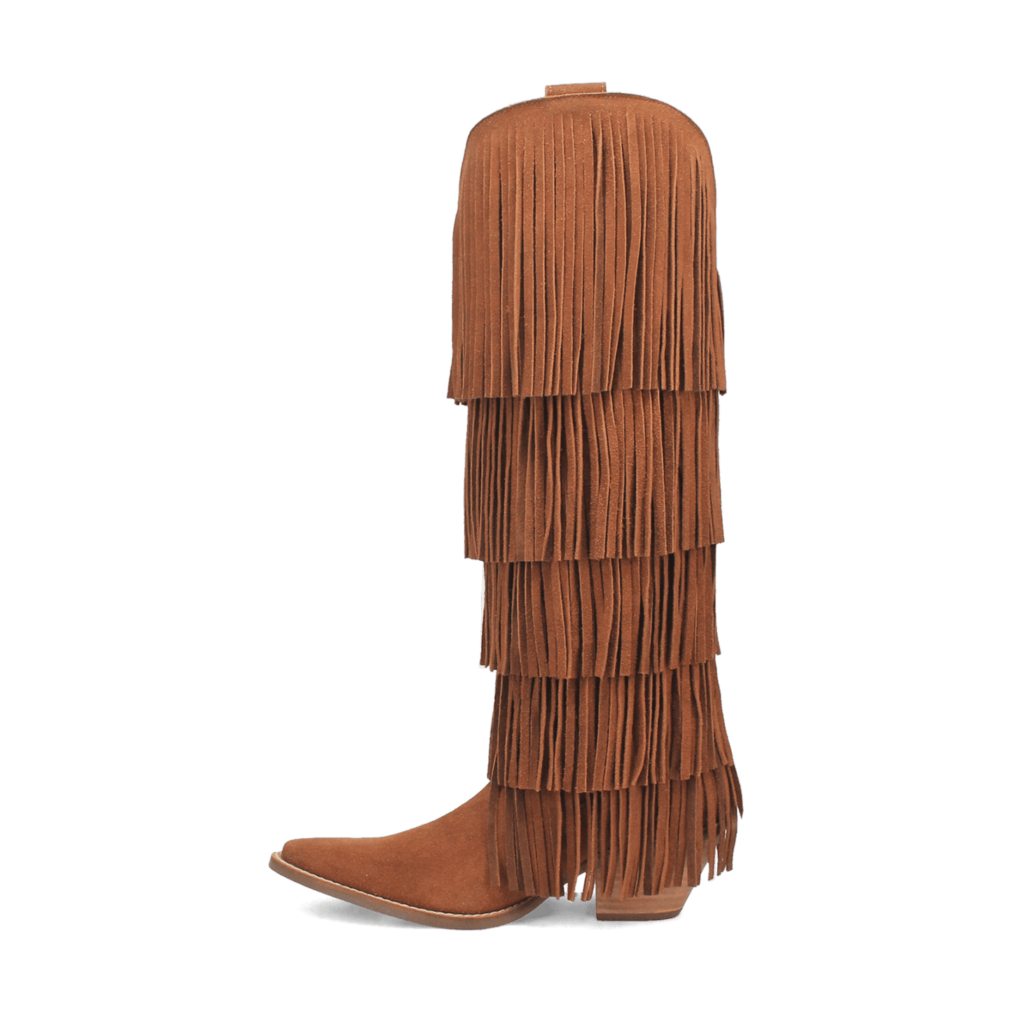 PRODUCT SHOT WILD CHILD SUEDE BOOT AT 135 DEGREE OUTSIDE ANGLE