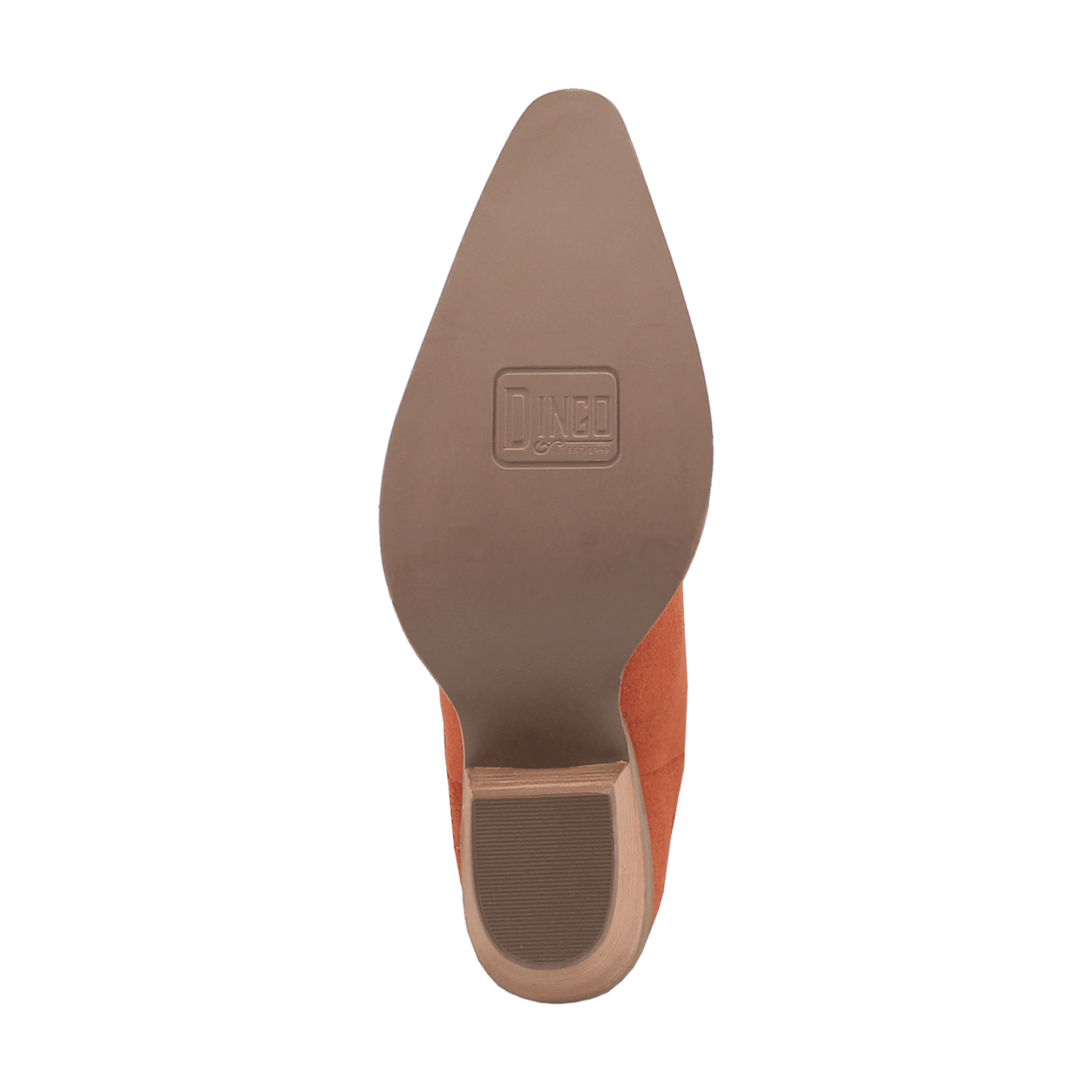 PRODUCT SHOT WILD CHILD SUEDE BOOT AT OUTSOLE ANGLE