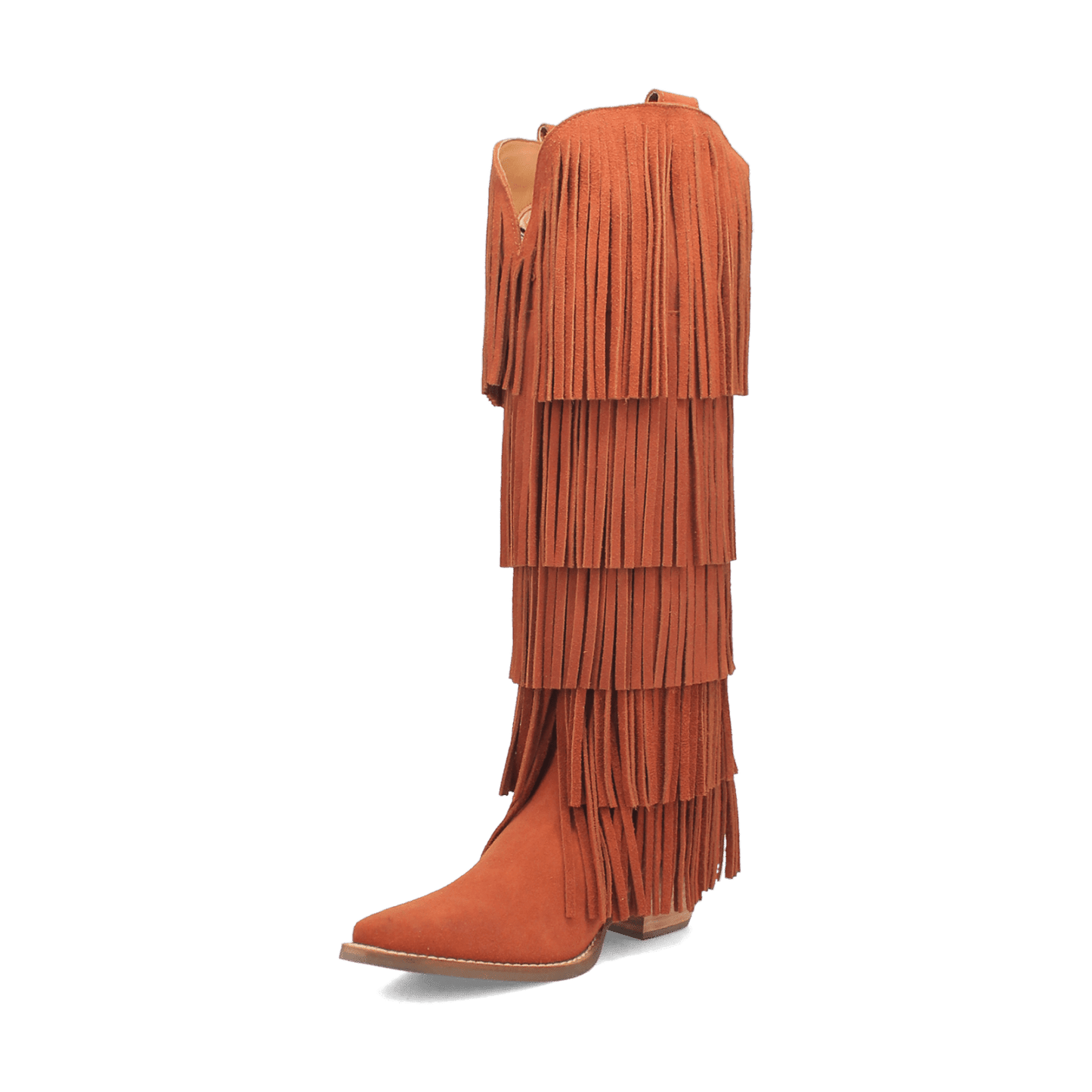 PRODUCT SHOT WILD CHILD SUEDE BOOT AT 225 DEGREE ANGLE