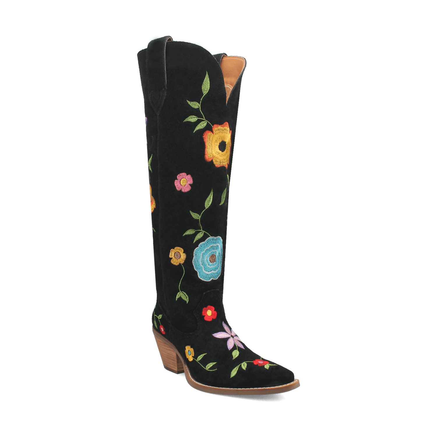 FLOWER POWER SUEDE BOOT