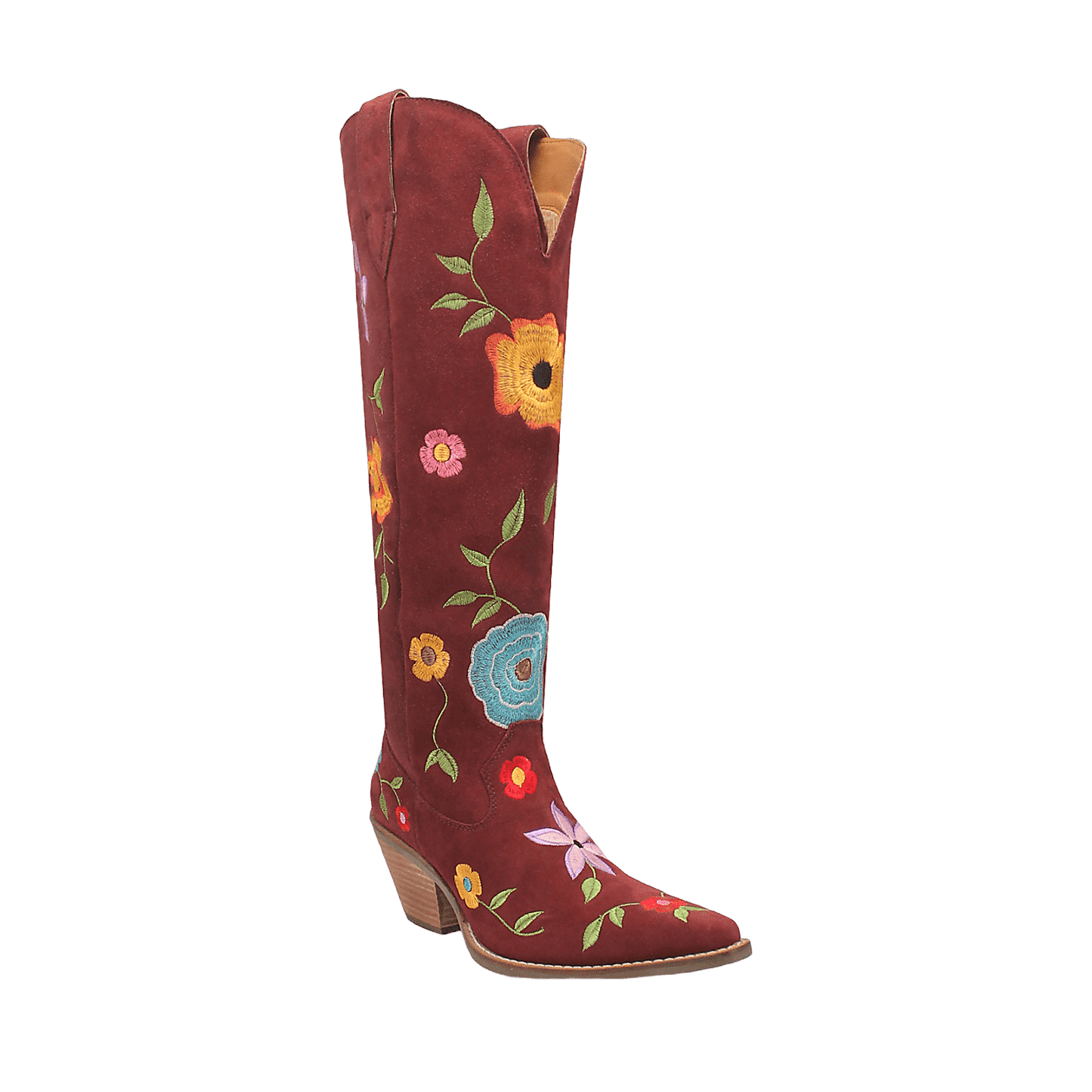 FLOWER POWER SUEDE BOOT - Dingo1969