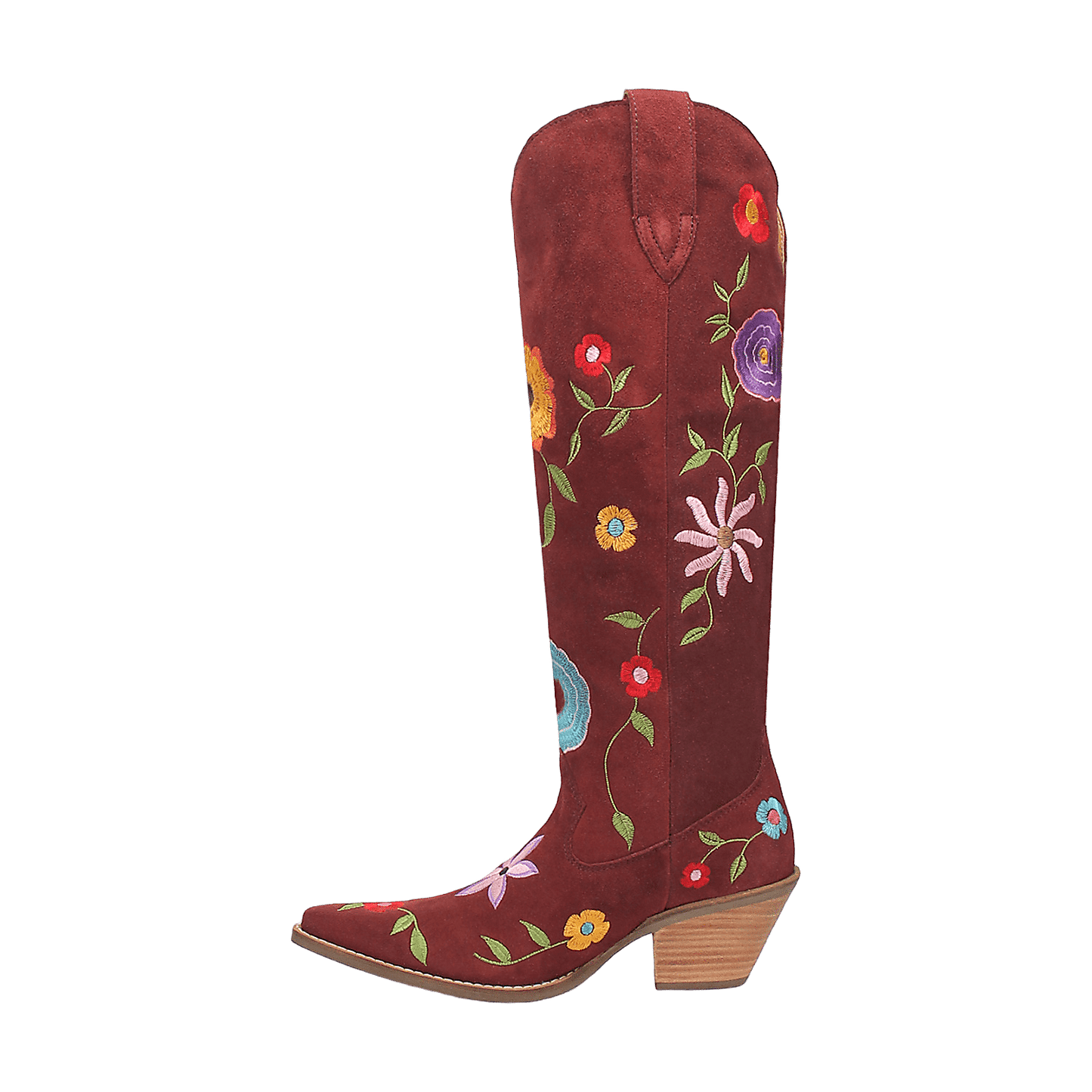 FLOWER POWER SUEDE BOOT - Dingo1969