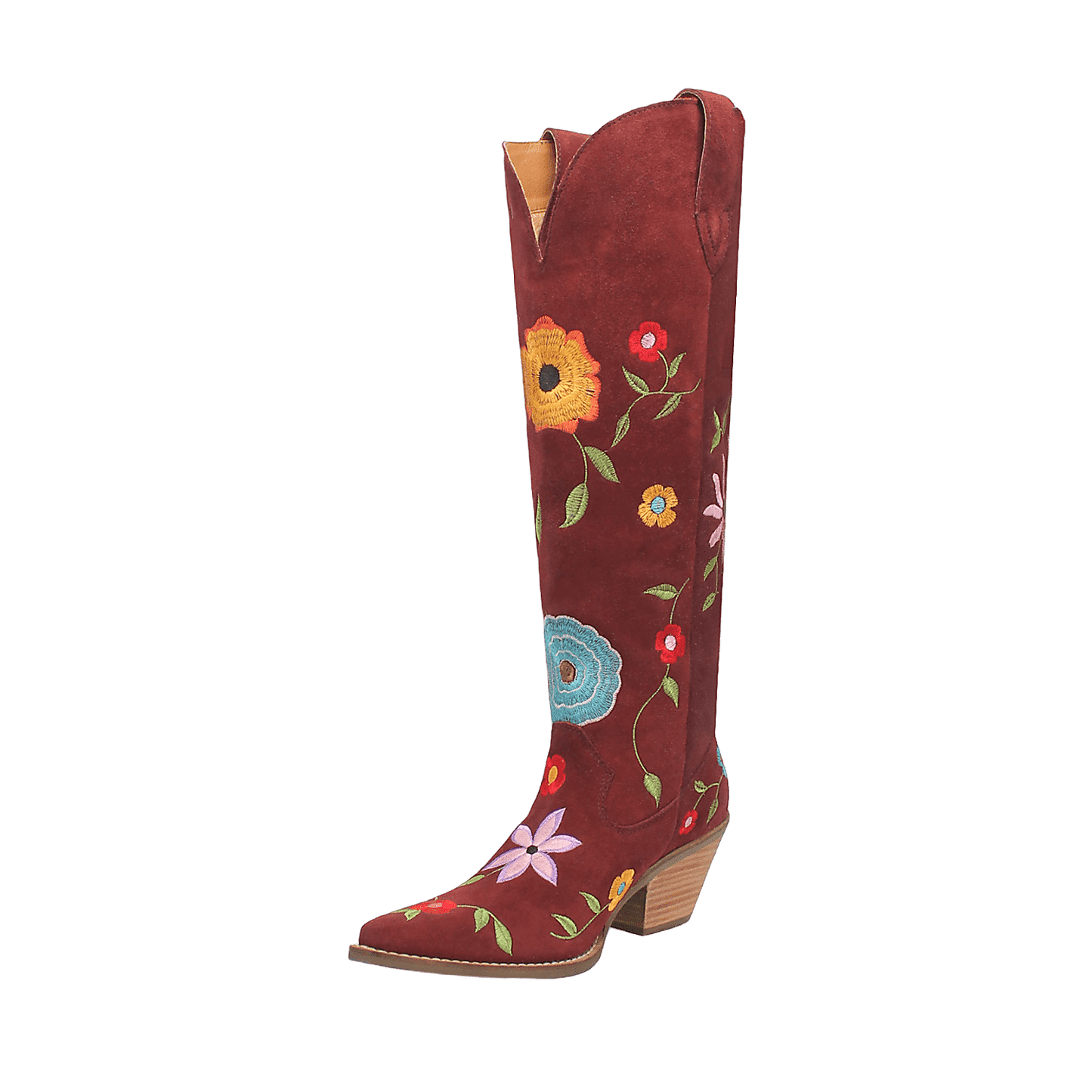 FLOWER POWER SUEDE BOOT - Dingo1969
