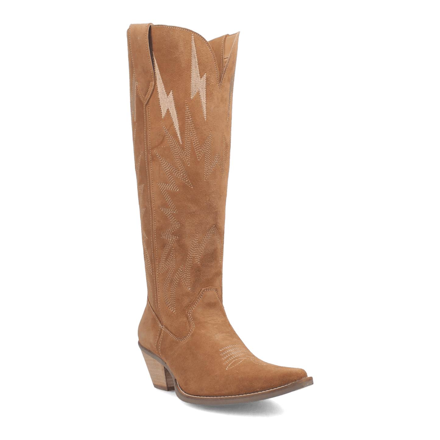 PRODUCT SHOT THUNDER ROAD LEATHER BOOT AT 45 DEGREE ANGLE
