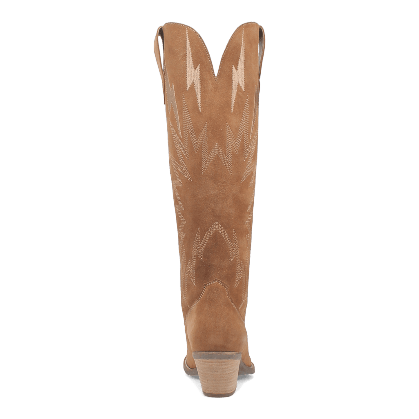 PRODUCT SHOT THUNDER ROAD LEATHER BOOT AT 180 DEGREE BACK ANGLE