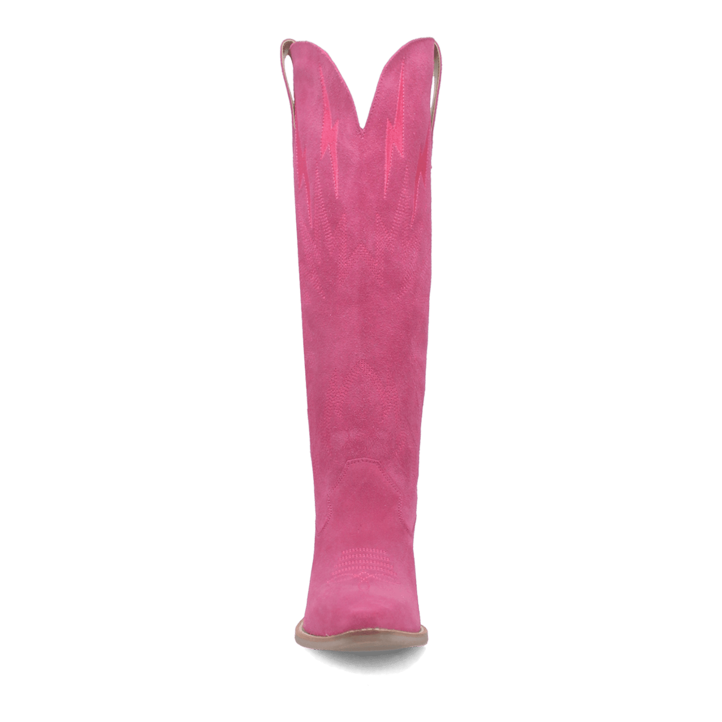 PRODUCT SHOT THUNDER ROAD LEATHER BOOT AT FRONT ANGLE
