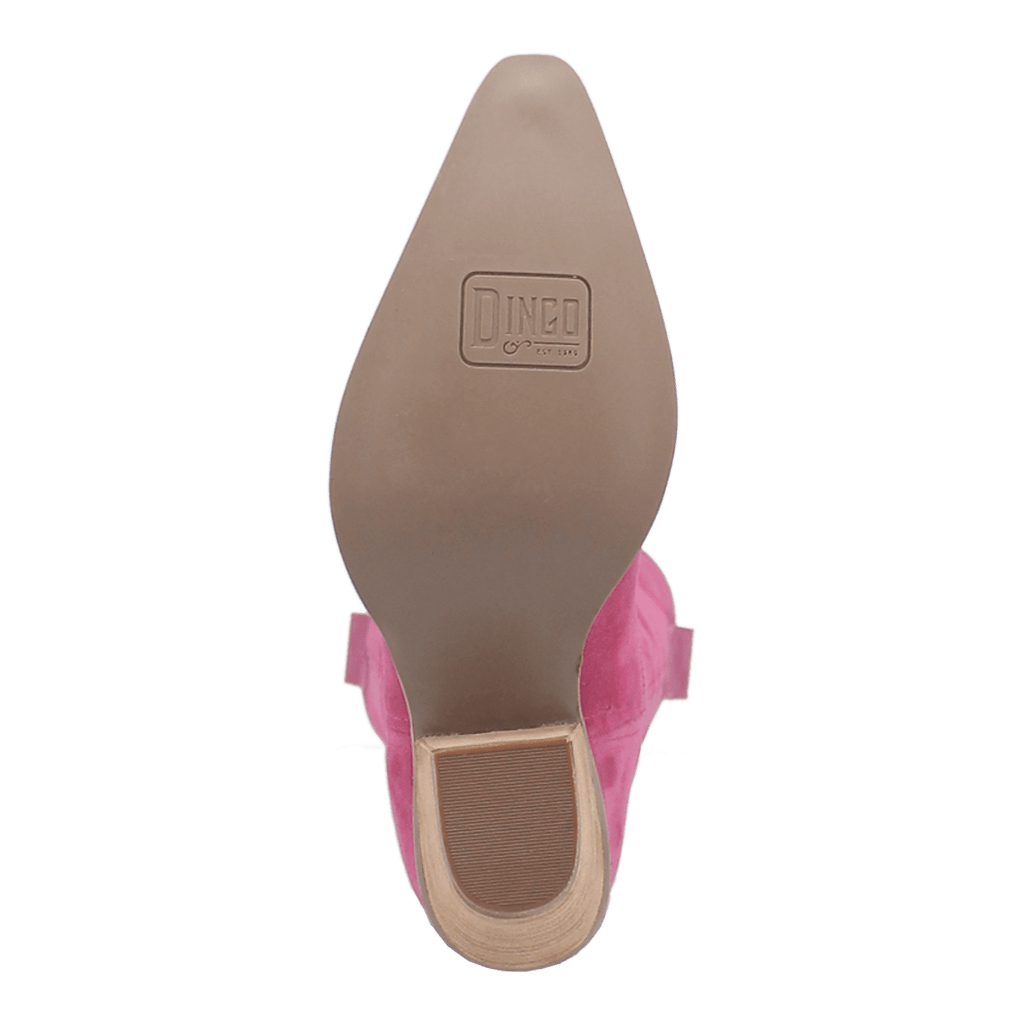 PRODUCT SHOT THUNDER ROAD LEATHER BOOT AT OUTSOLE ANGLE