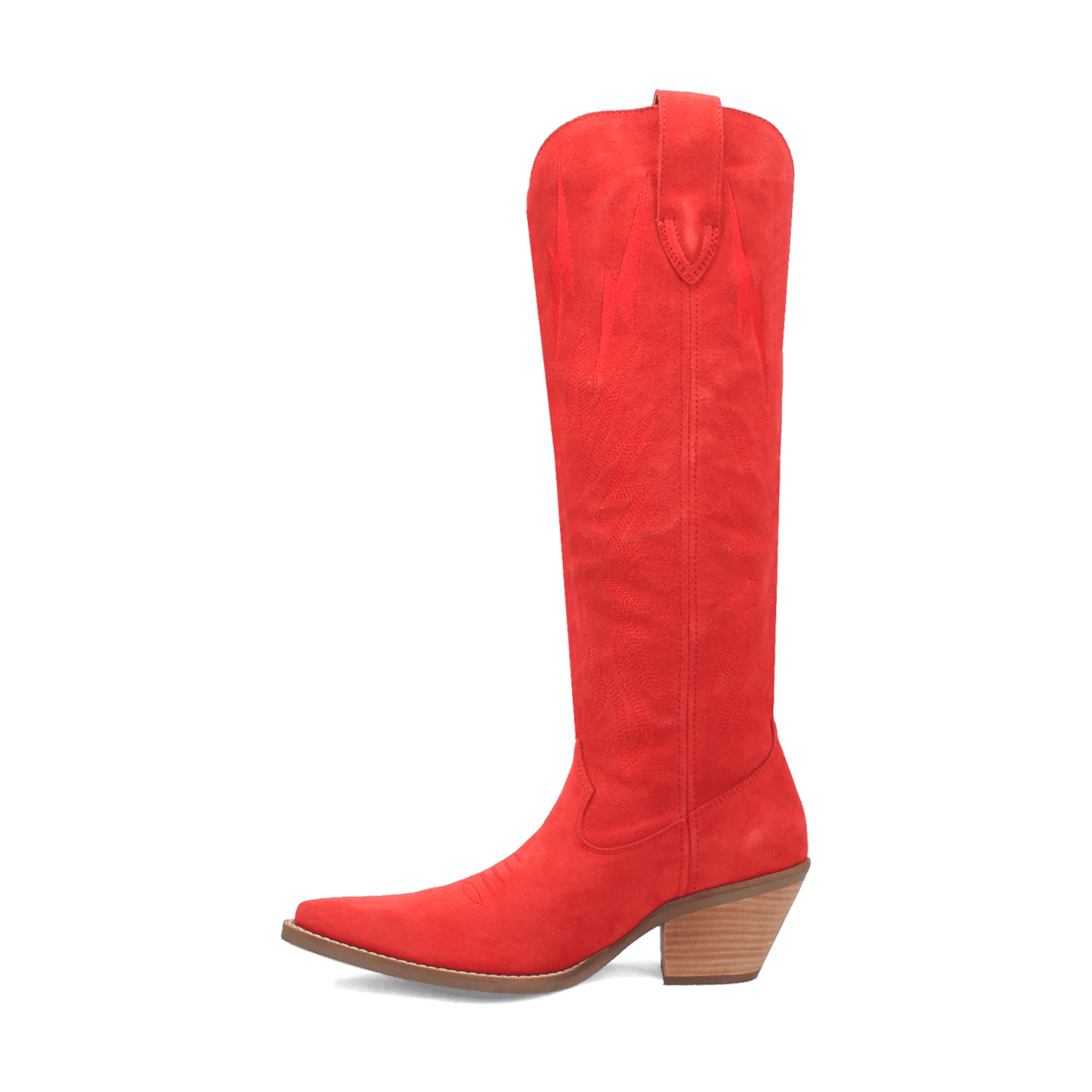 PRODUCT SHOT THUNDER ROAD LEATHER BOOT AT 135 DEGREE OUTSIDE ANGLE