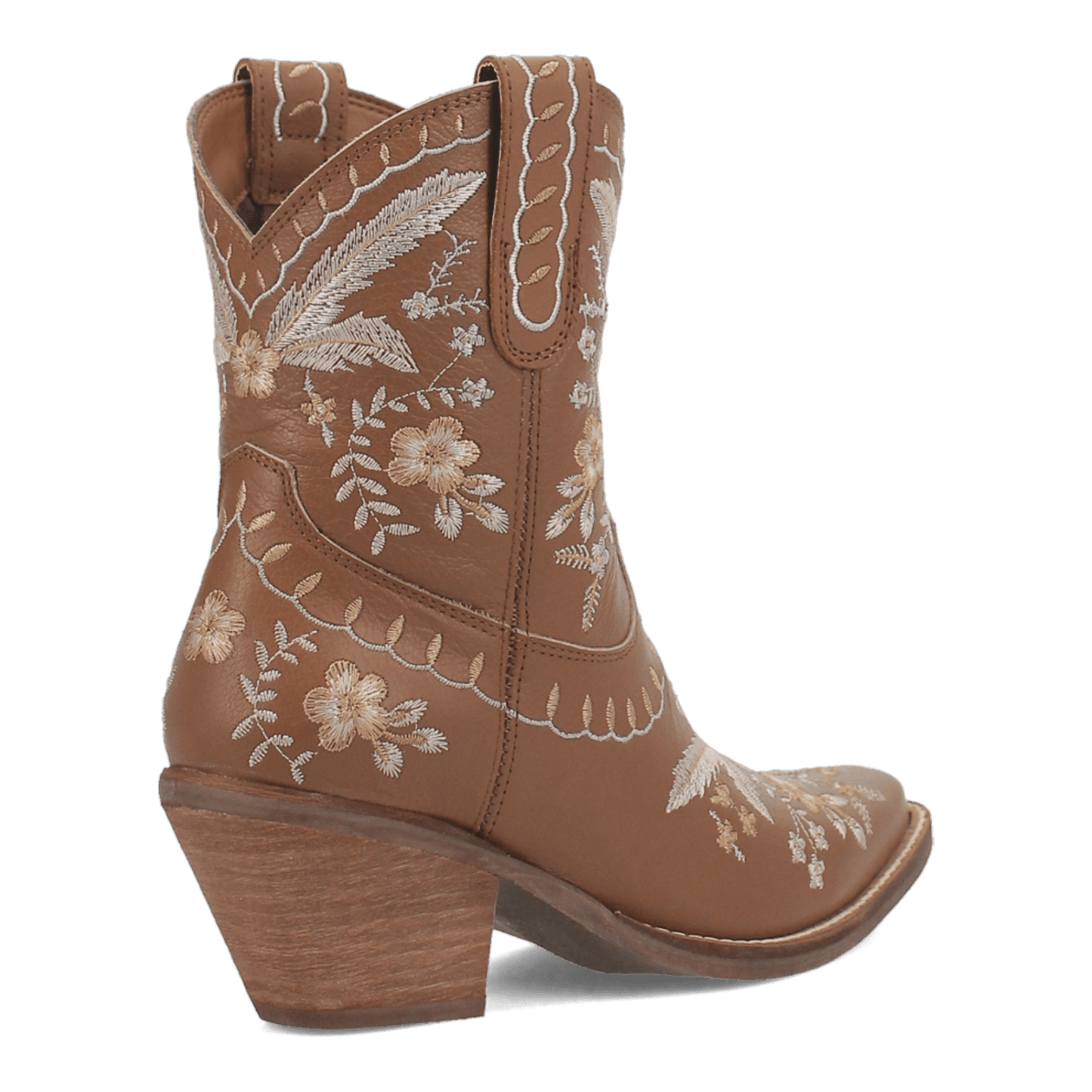 PRODUCT SHOT #PRIMROSE LEATHER BOOTIE AT 315 DEGREE ANGLE