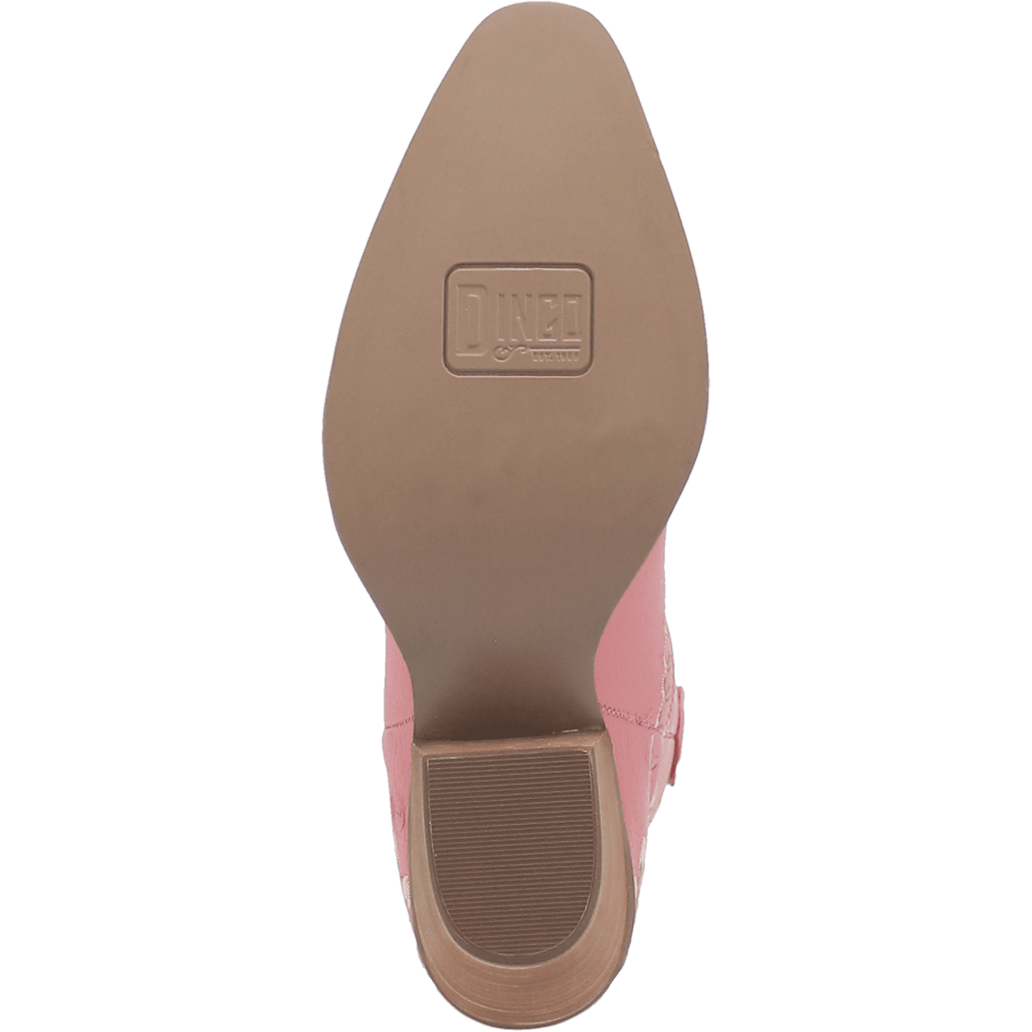 PRODUCT SHOT #PRIMROSE LEATHER BOOTIE AT OUTSOLE ANGLE