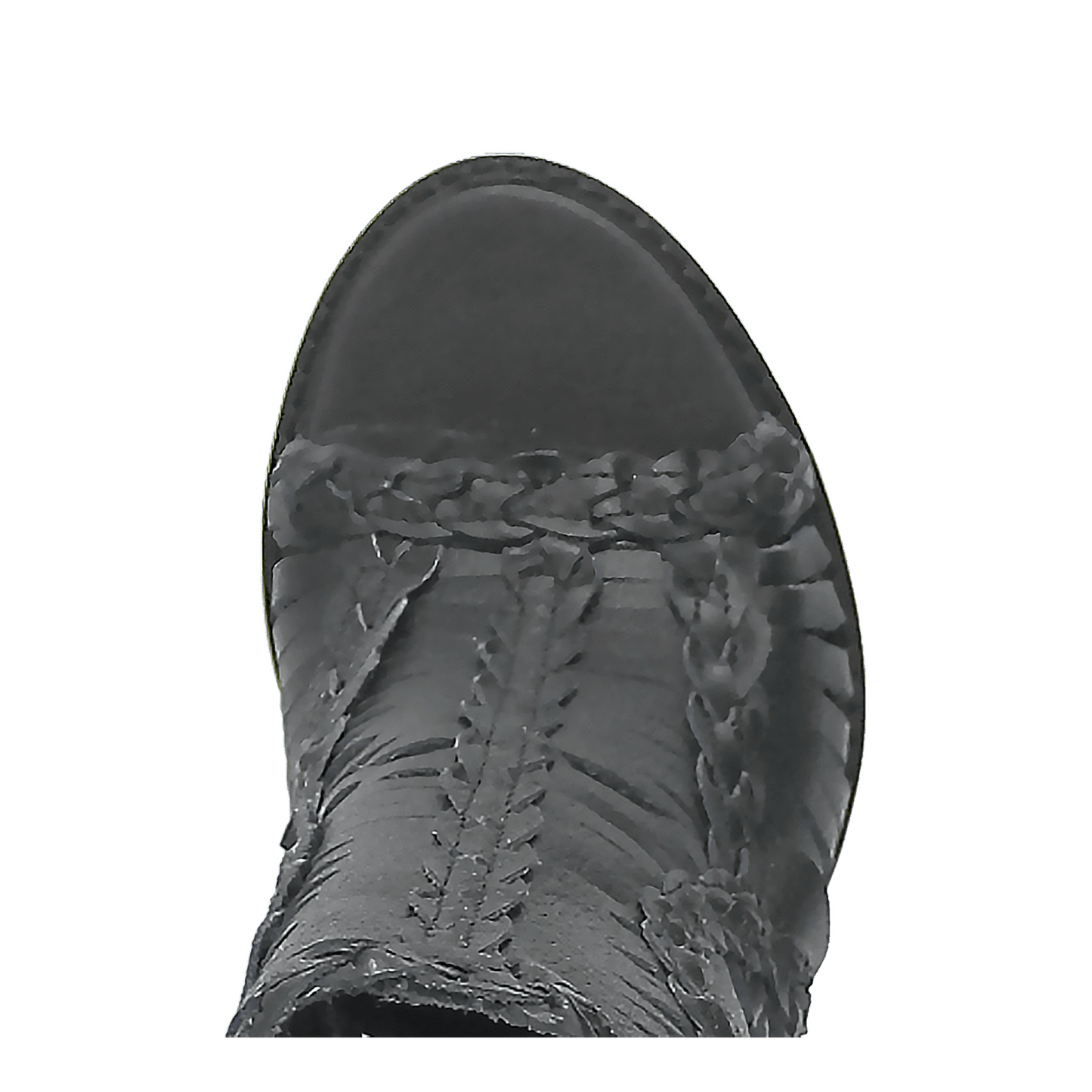 PRODUCT SHOT #JEEZY LEATHER SANDAL AT TOE ANGLE