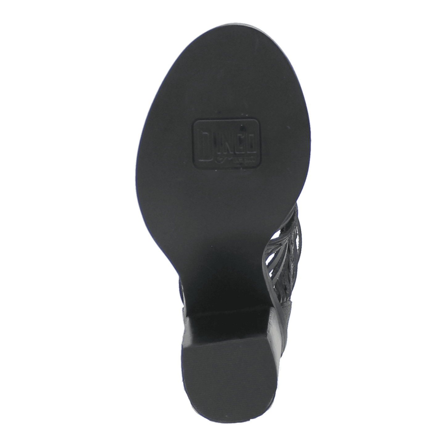 PRODUCT SHOT #JEEZY LEATHER SANDAL AT OUTSOLE ANGLE