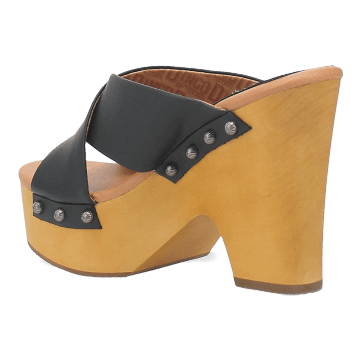 PRODUCT SHOT DRIFTWOOD LEATHER SANDAL AT 270 DEGREE ANGLE