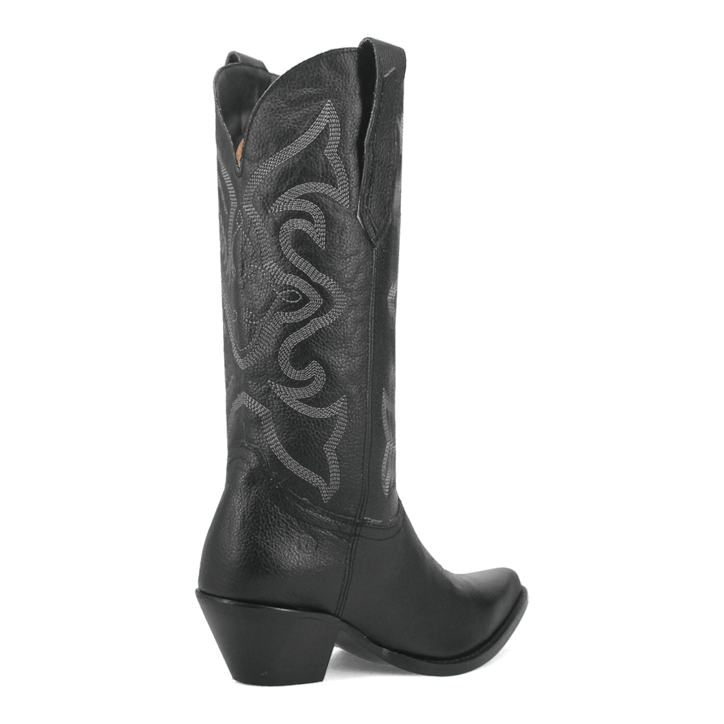 PRODUCT SHOT #OUT WEST LEATHER BOOT AT 315 DEGREE ANGLE