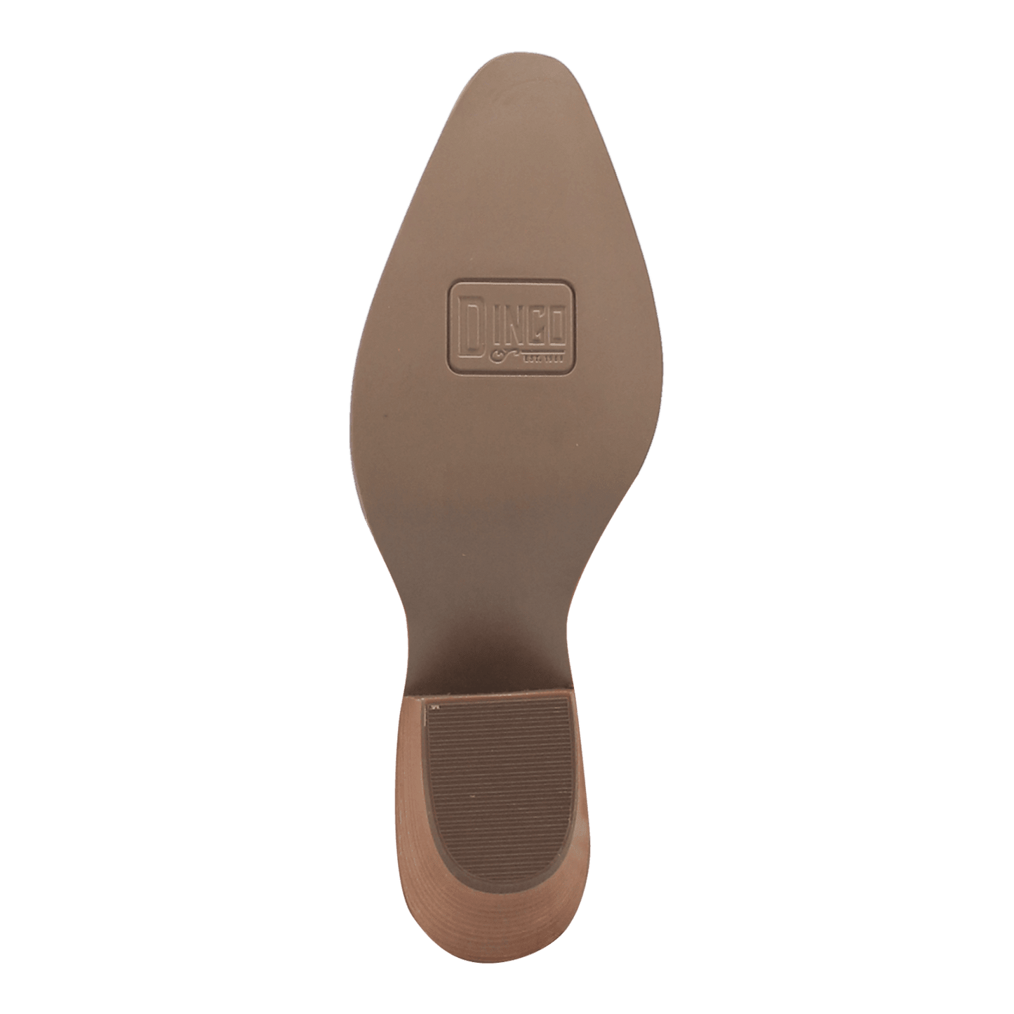 PRODUCT SHOT #OUT WEST LEATHER BOOT AT OUTSOLE ANGLE