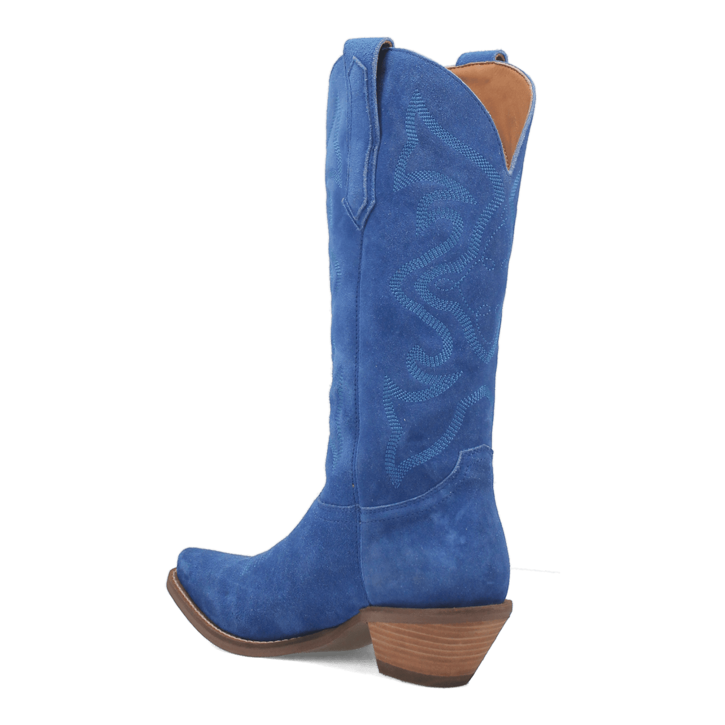 PRODUCT SHOT #OUT WEST LEATHER BOOT AT 270 DEGREE ANGLE