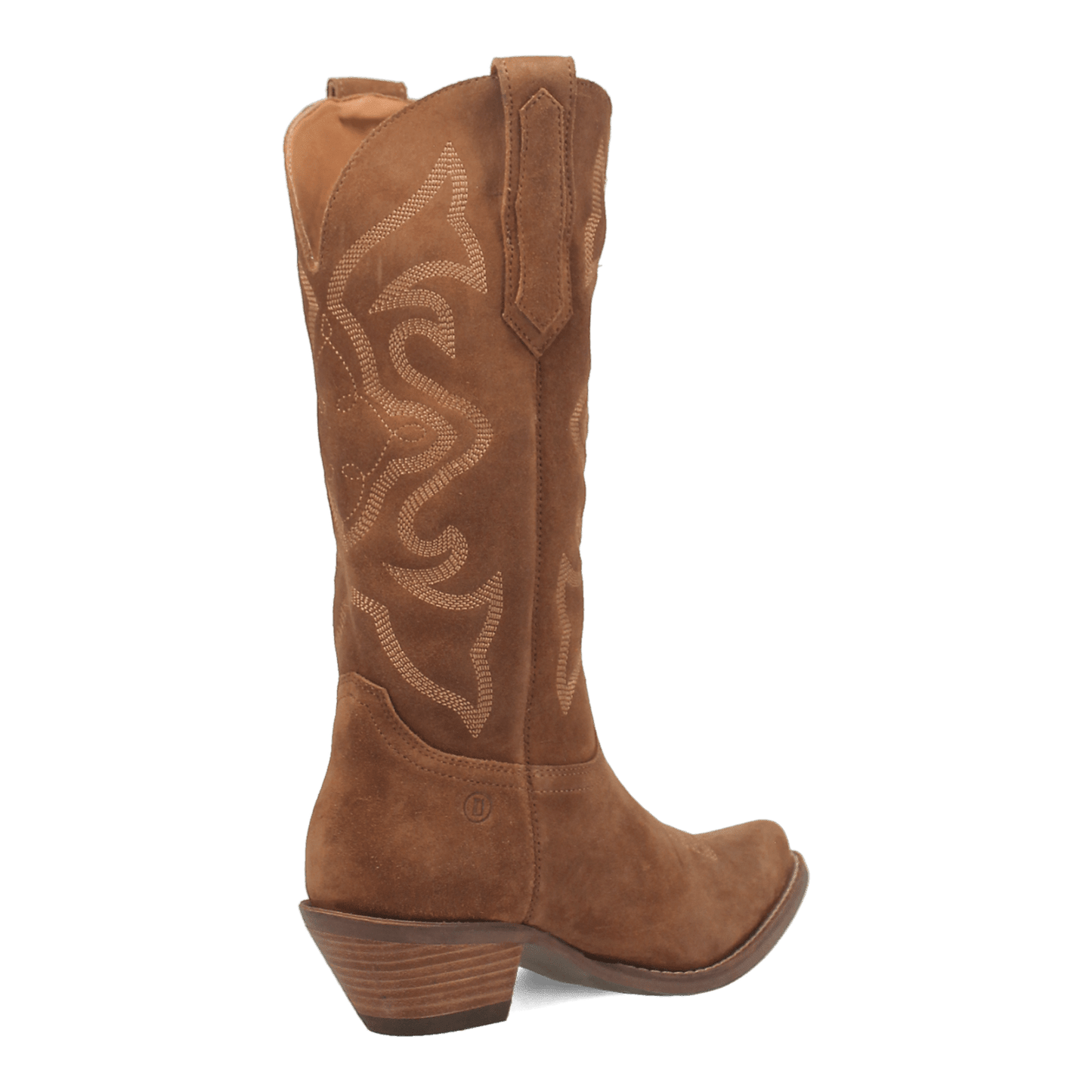 PRODUCT SHOT #OUT WEST LEATHER BOOT AT 315 DEGREE ANGLE