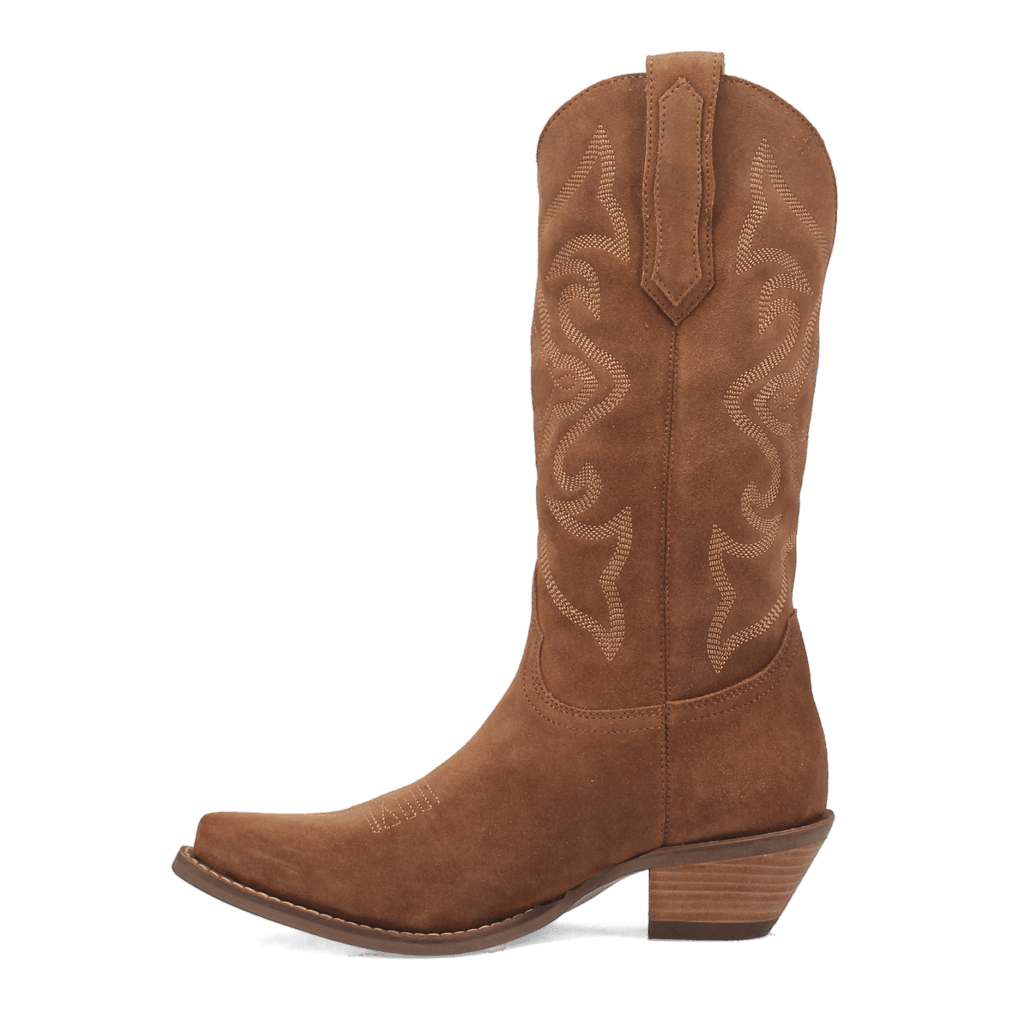 PRODUCT SHOT #OUT WEST LEATHER BOOT AT 135 DEGREE OUTSIDE ANGLE