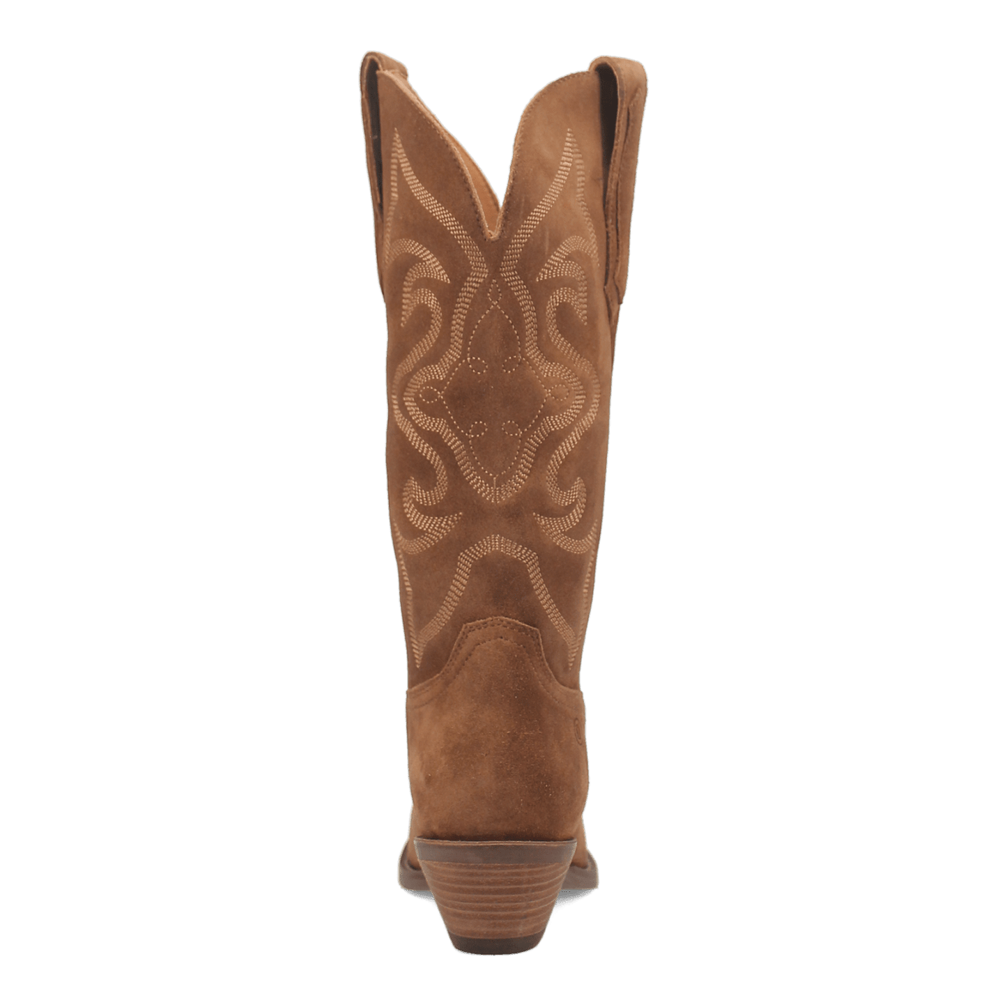 PRODUCT SHOT #OUT WEST LEATHER BOOT AT 180 DEGREE BACK ANGLE