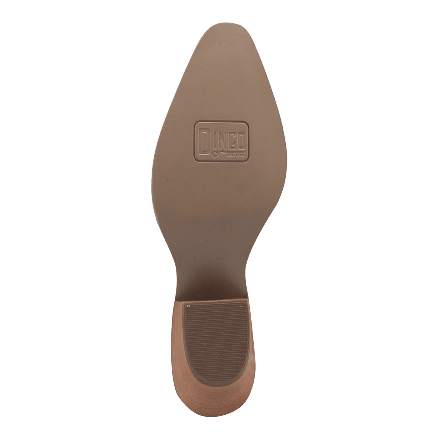 PRODUCT SHOT #OUT WEST LEATHER BOOT AT OUTSOLE ANGLE