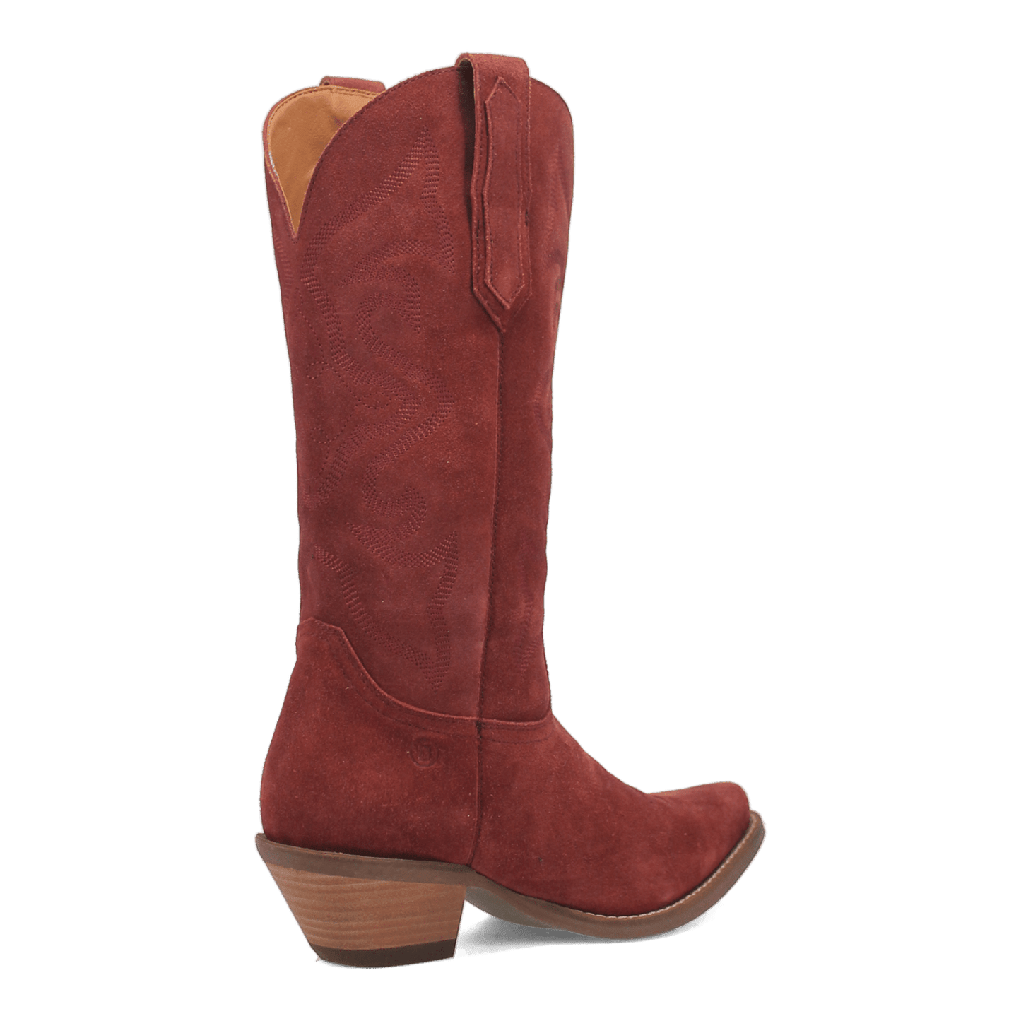 PRODUCT SHOT #OUT WEST LEATHER BOOT AT 315 DEGREE ANGLE