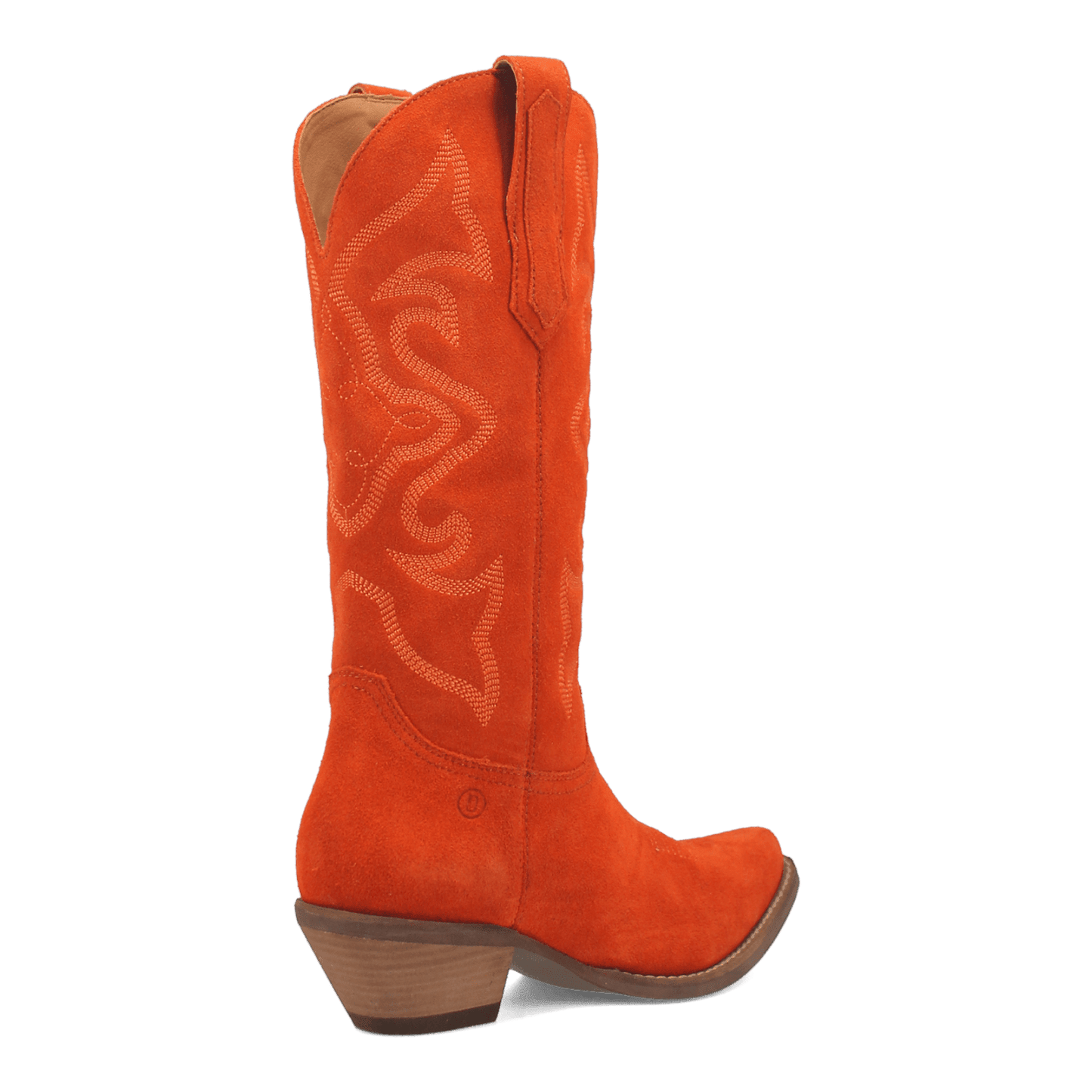 PRODUCT SHOT #OUT WEST LEATHER BOOT AT 315 DEGREE ANGLE