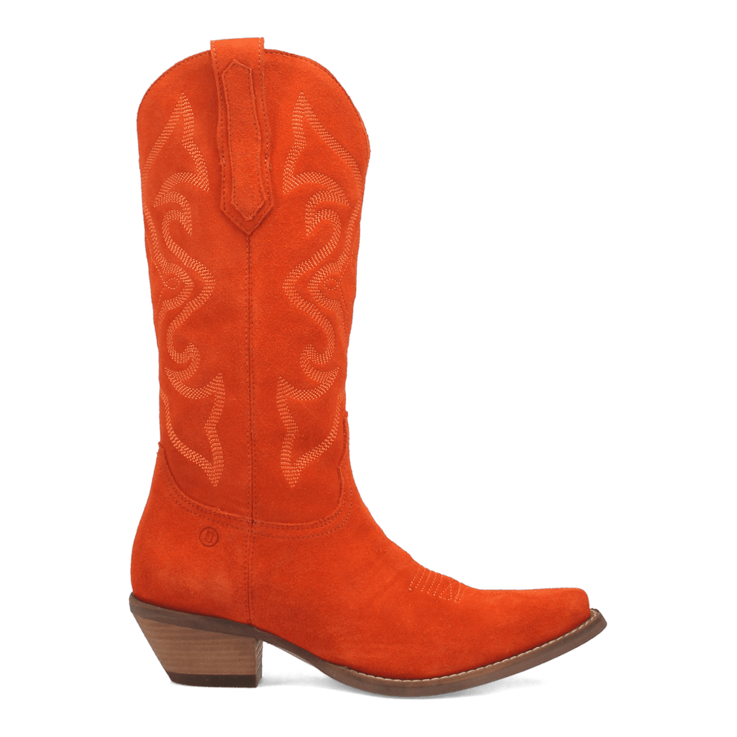 PRODUCT SHOT #OUT WEST LEATHER BOOT AT 90 DEGREE INSIDE ANGLE