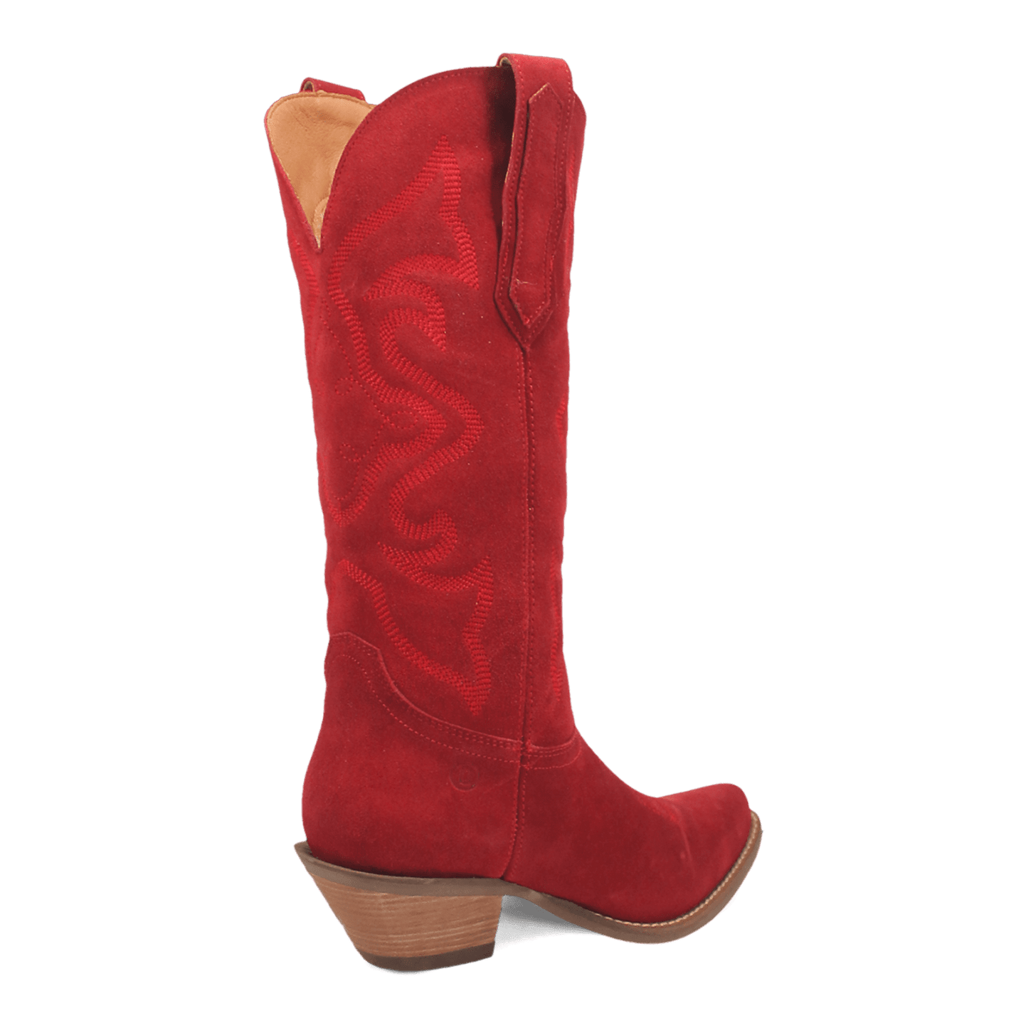 PRODUCT SHOT #OUT WEST LEATHER BOOT AT 315 DEGREE ANGLE