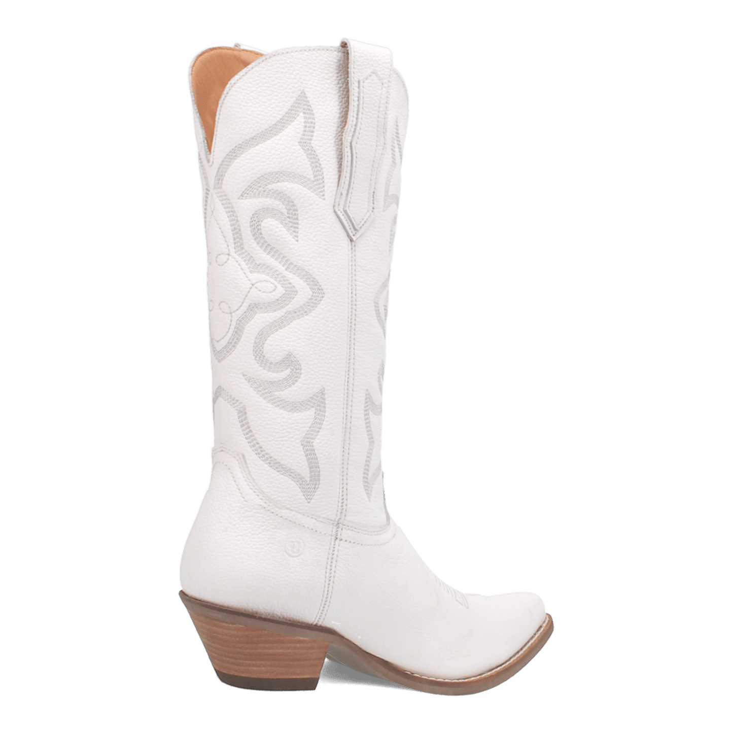 PRODUCT SHOT #OUT WEST LEATHER BOOT AT 315 DEGREE ANGLE