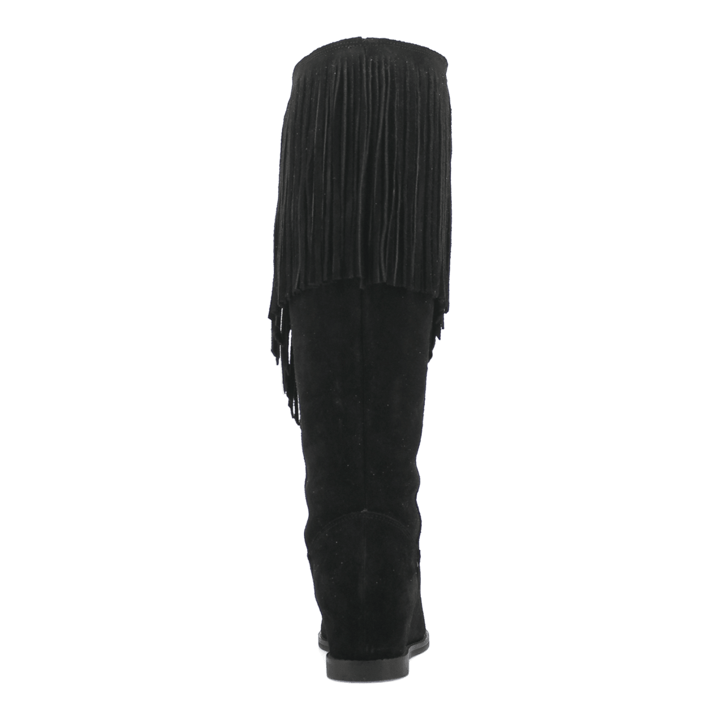 PRODUCT SHOT HASSIE LEATHER BOOT AT 180 DEGREE BACK ANGLE