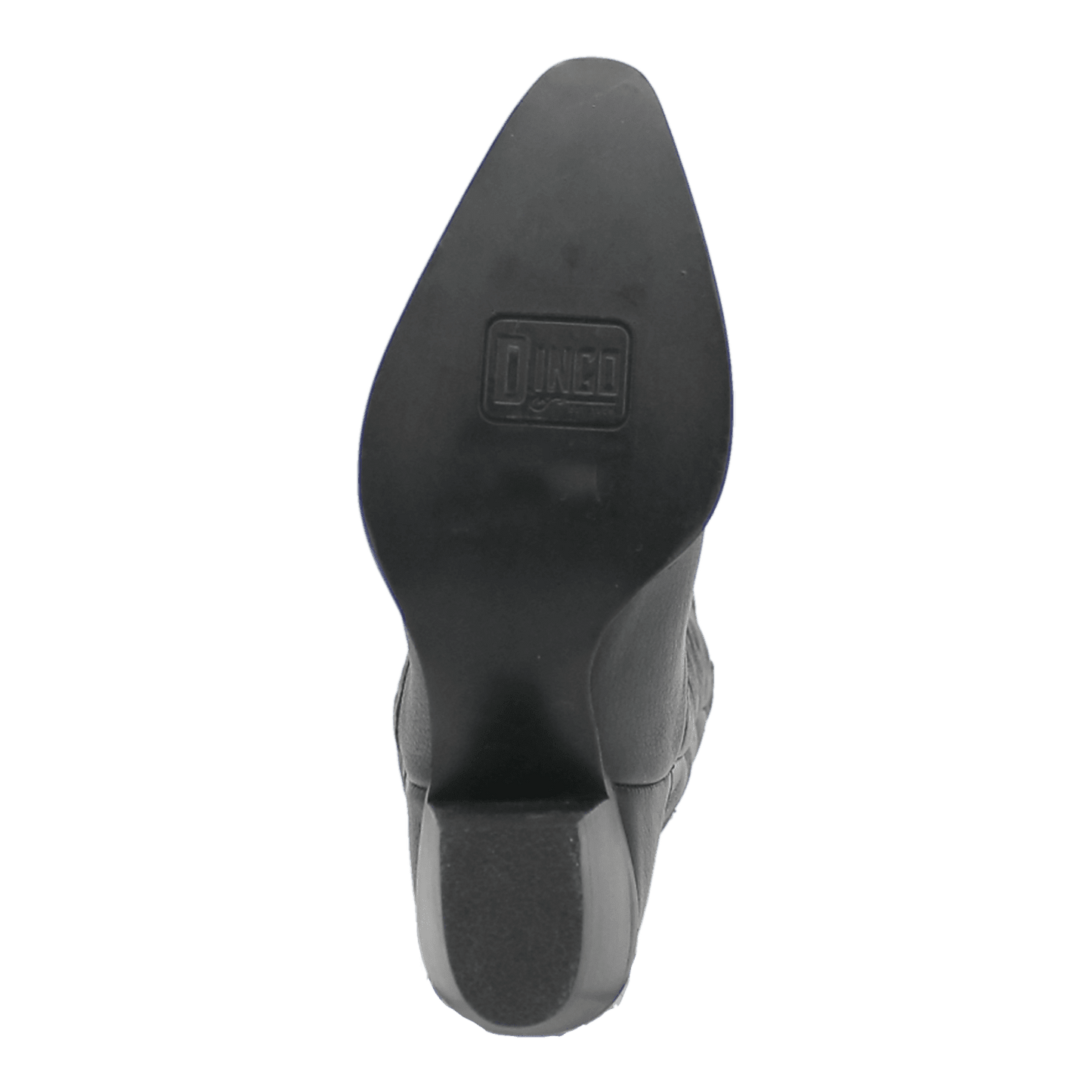 PRODUCT SHOT HIGH COTTON LEATHER BOOT AT OUTSOLE ANGLE