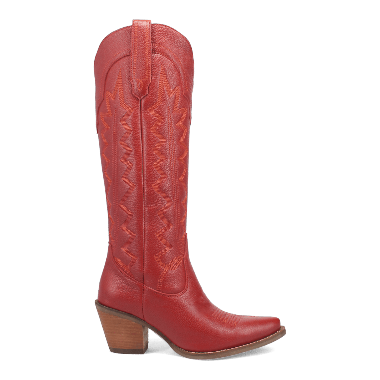 PRODUCT SHOT HIGH COTTON LEATHER BOOT AT 90 DEGREE INSIDE ANGLE