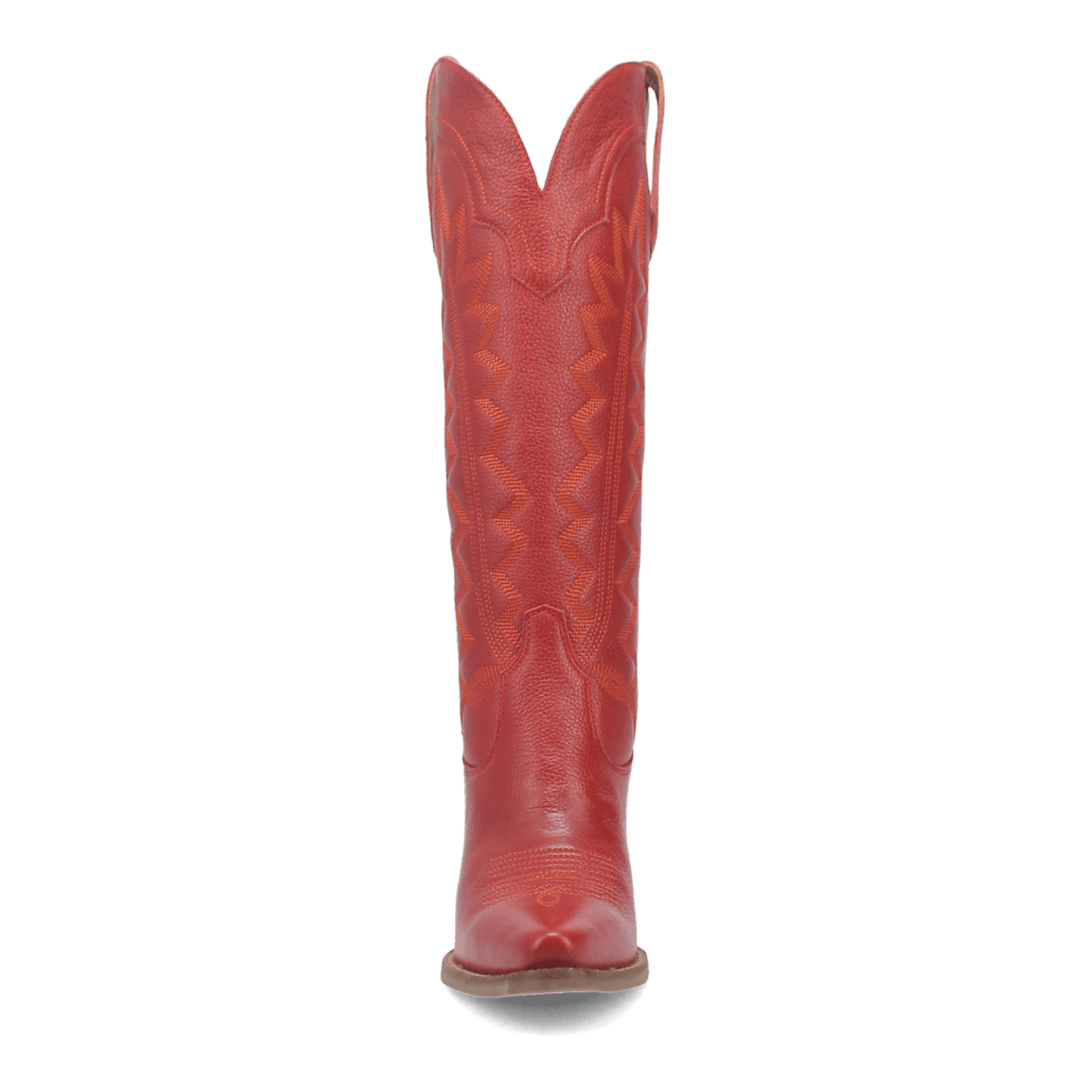 PRODUCT SHOT HIGH COTTON LEATHER BOOT AT FRONT ANGLE