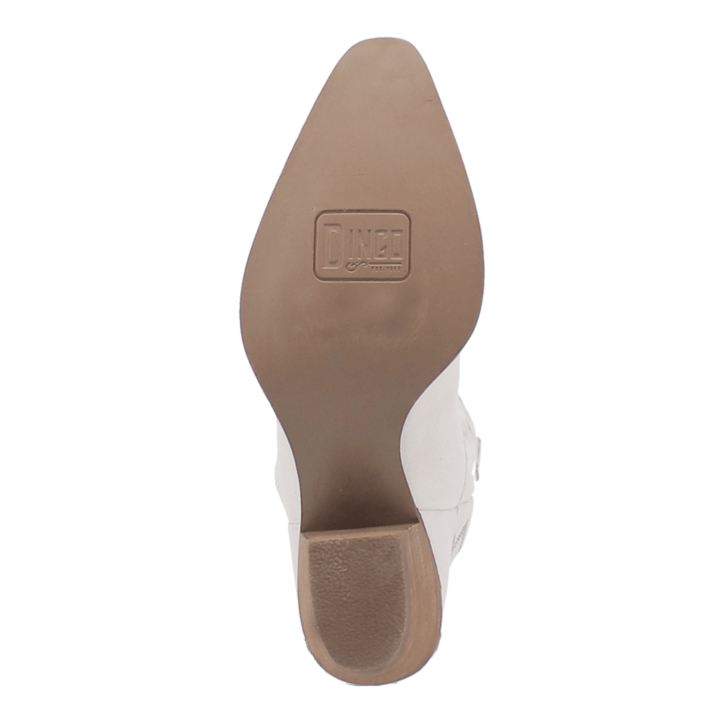 PRODUCT SHOT HIGH COTTON LEATHER BOOT AT OUTSOLE ANGLE