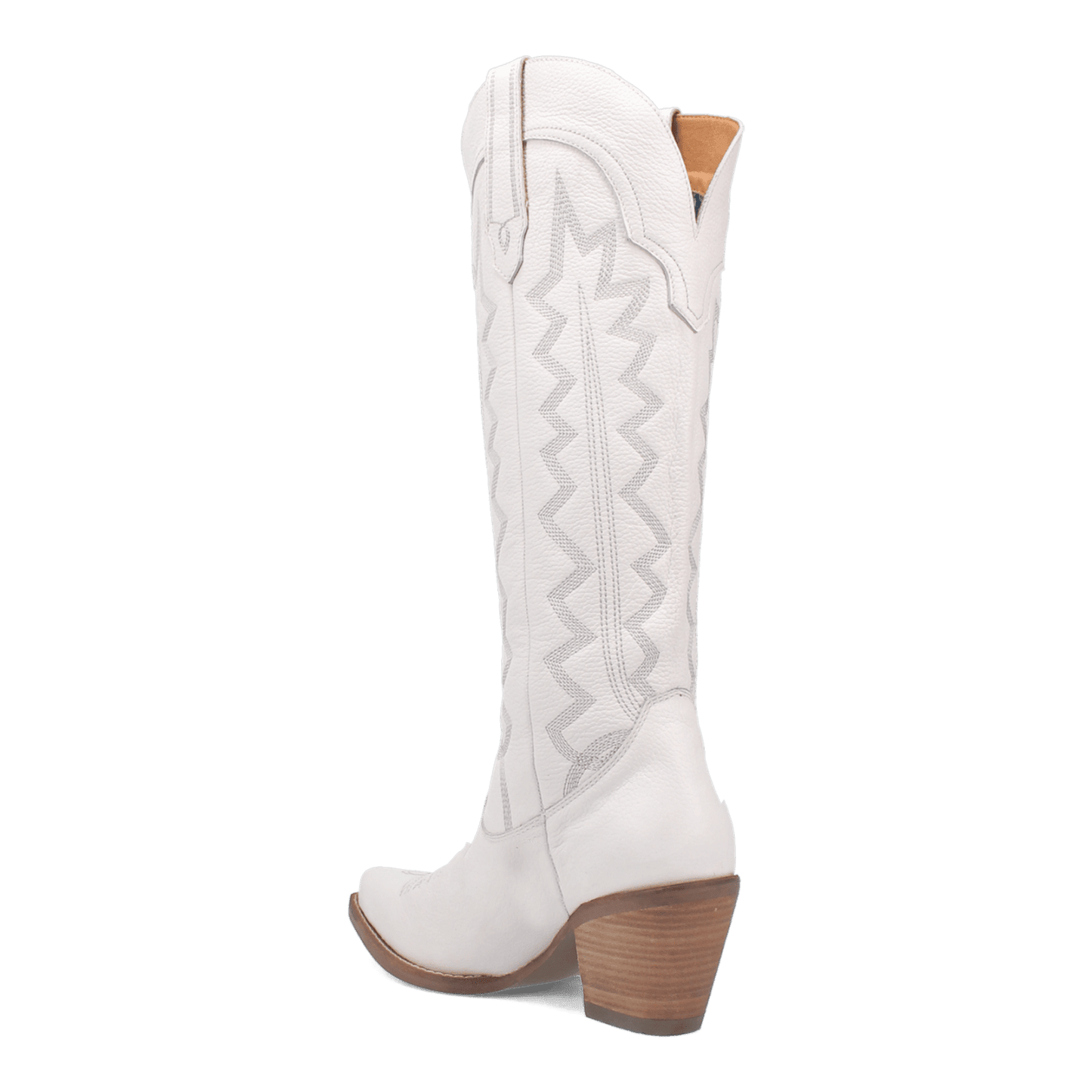 PRODUCT SHOT HIGH COTTON LEATHER BOOT AT 270 DEGREE ANGLE