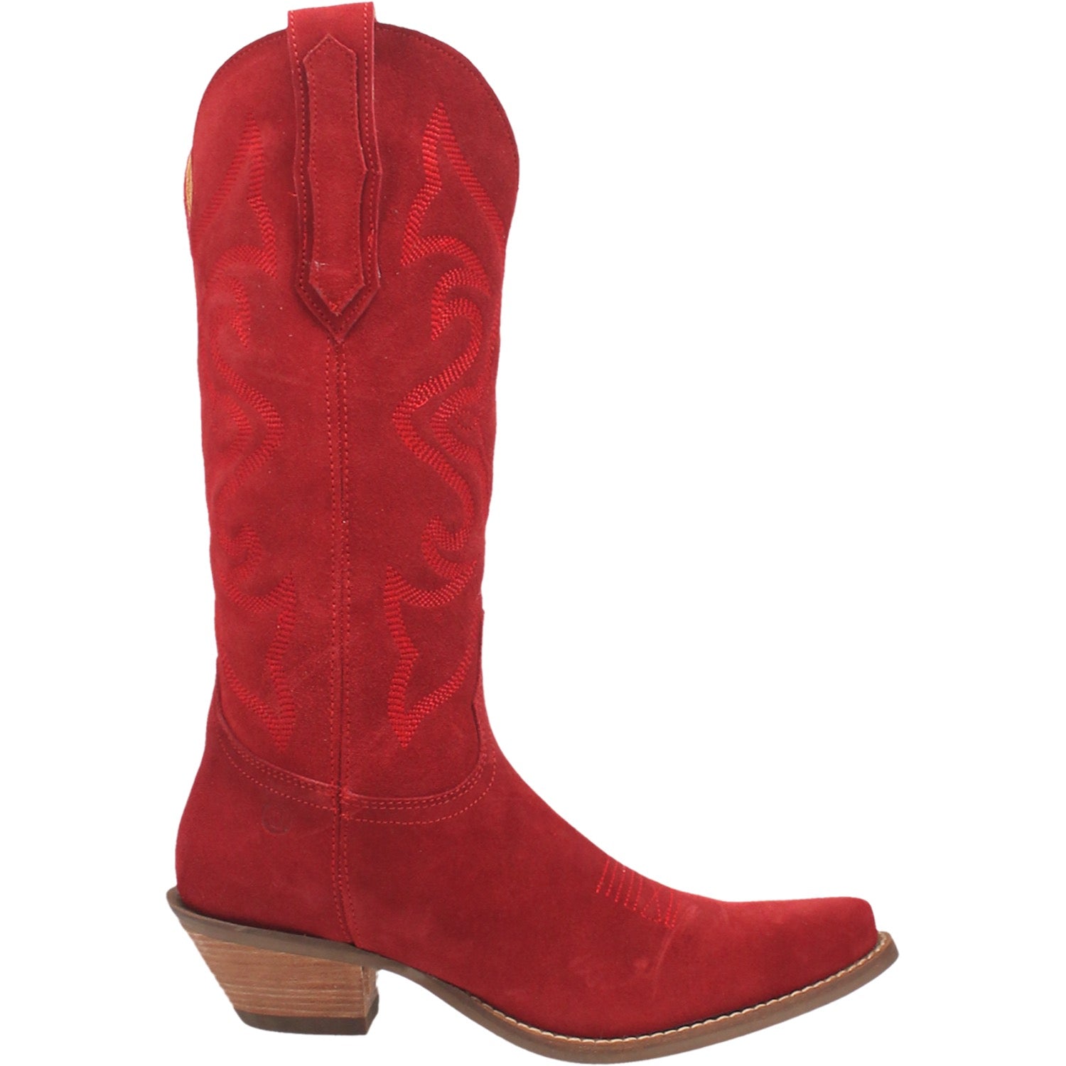 Dingo Western Cowboy Boots 5959 Leather USA Men’s US 12 D Burgundy Red Dingo Red Wild Fire Leather Boots – The Wild J main image 3