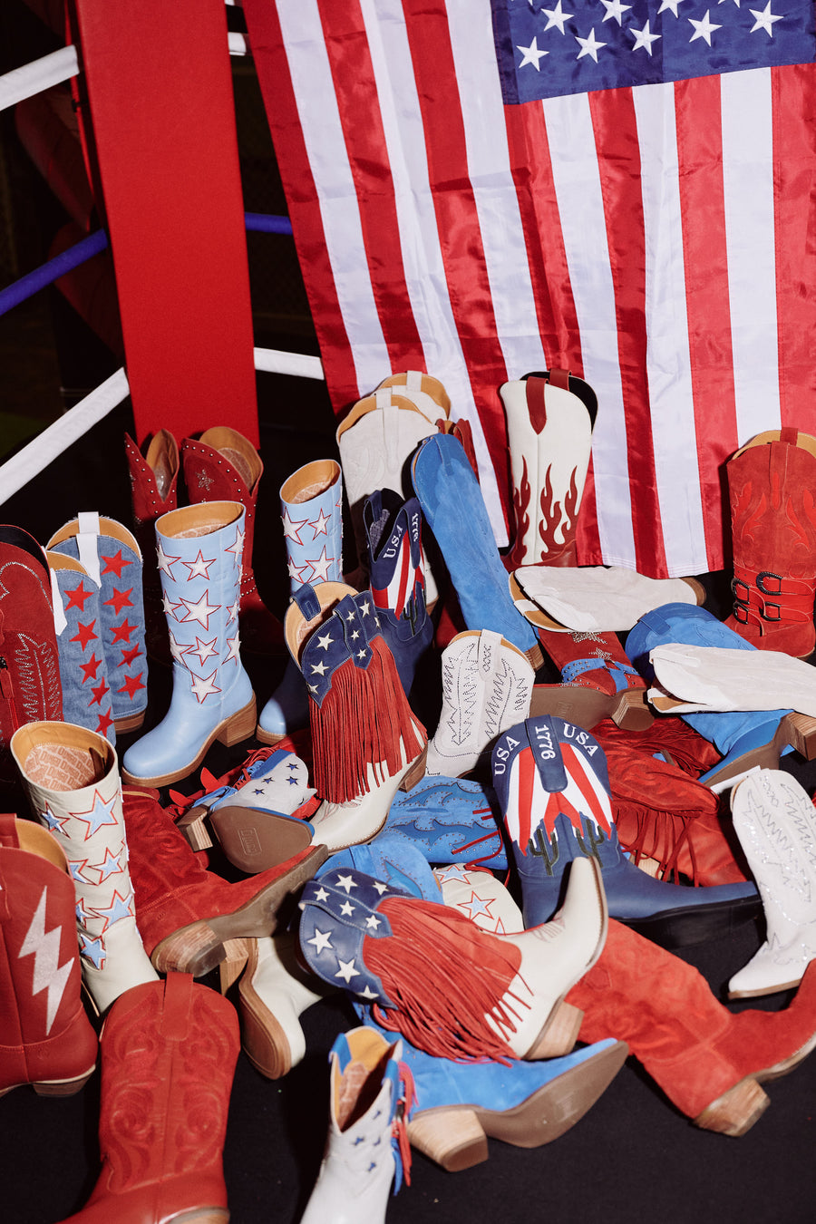 CCMF RED, WHITE AND BOOTS