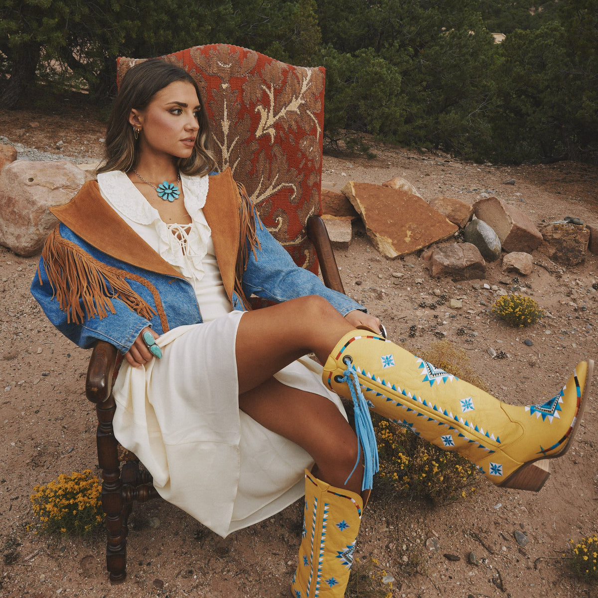 TERRACOTTA LEATHER BOOT