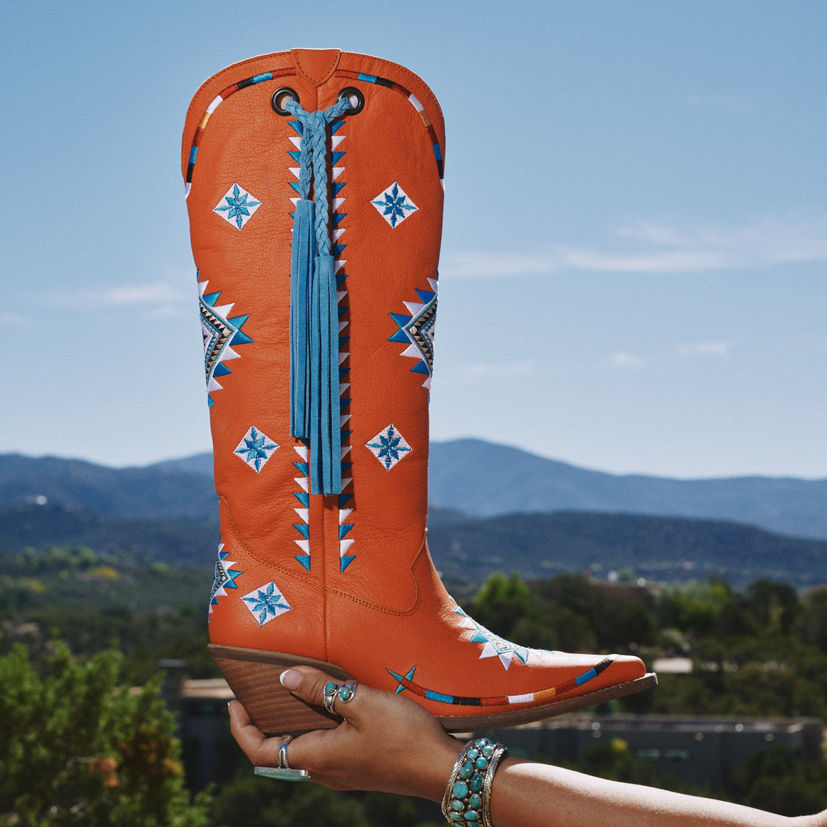 TERRACOTTA LEATHER BOOT