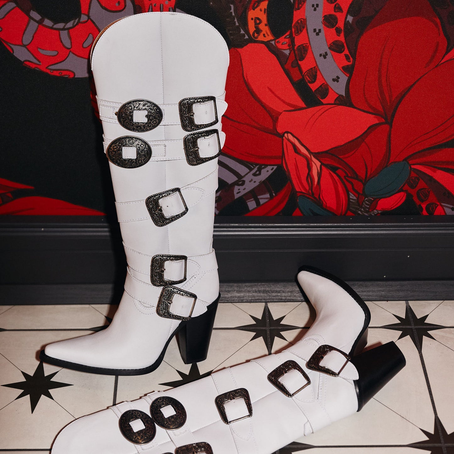 SPURWEST LEATHER BOOT
