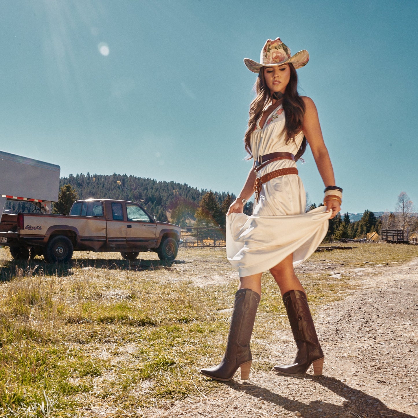 ROCK N' REBEL LEATHER BOOT