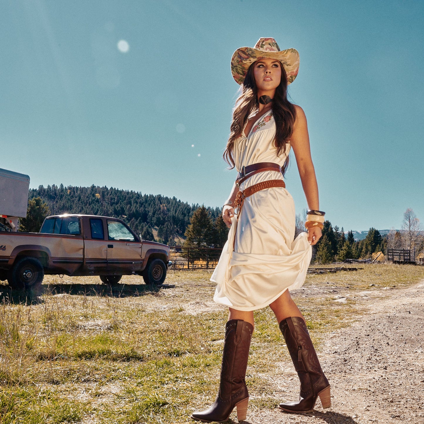 ROCK N' REBEL LEATHER BOOT