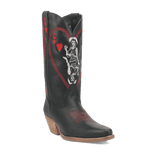 Angle 1, QUEEN A HEARTS  LEATHER BOOT