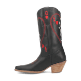 Angle 3, QUEEN A HEARTS  LEATHER BOOT