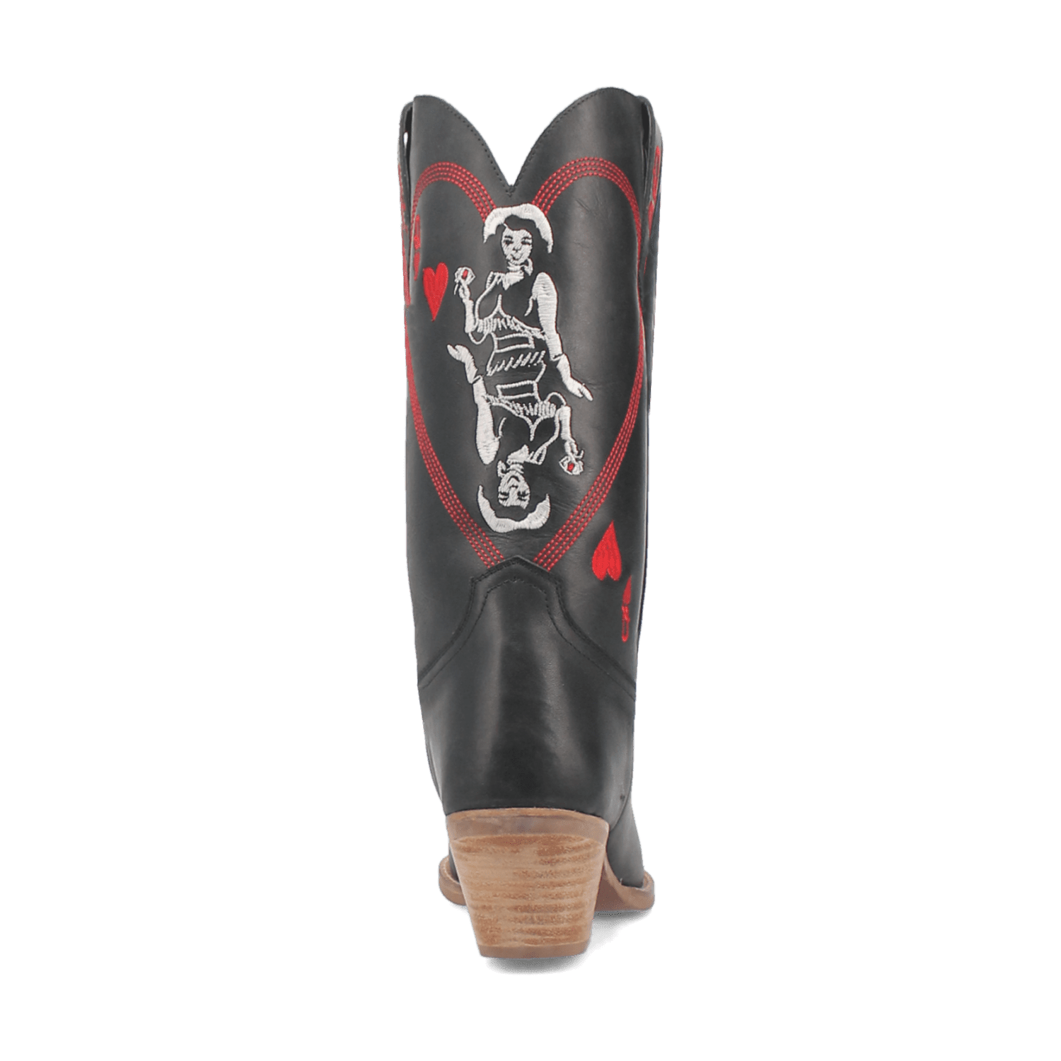 Angle 4, QUEEN A HEARTS  LEATHER BOOT