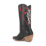 Angle 9, QUEEN A HEARTS  LEATHER BOOT