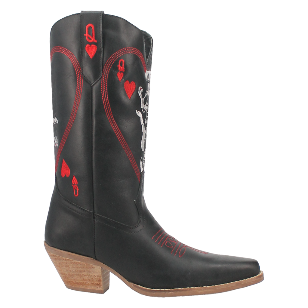 Angle 2, QUEEN A HEARTS  LEATHER BOOT
