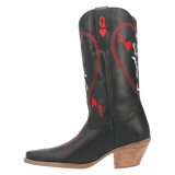 Angle 3, QUEEN A HEARTS  LEATHER BOOT